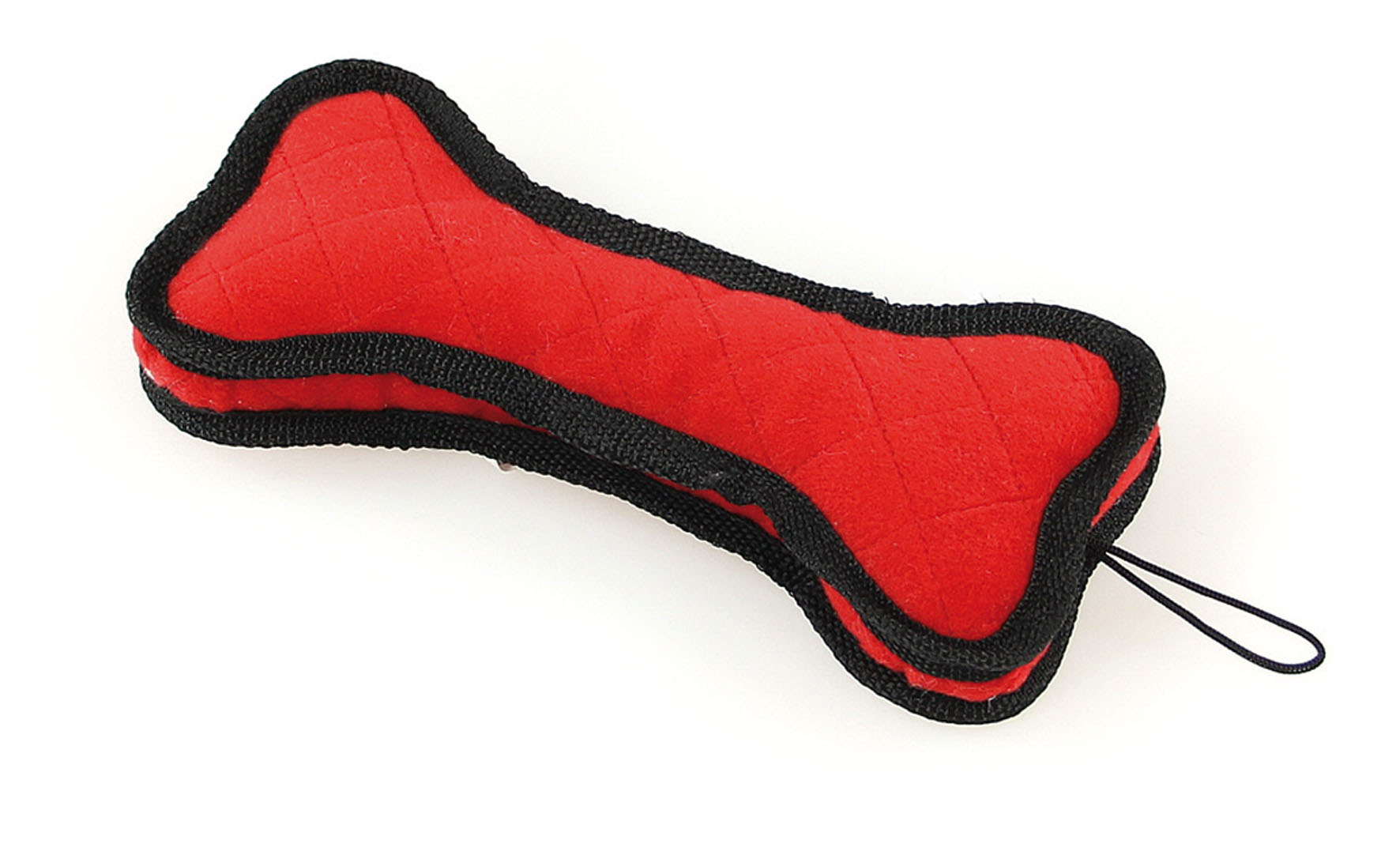 swisspet Hundespielzeug Bite Me Bone, rot, mit Quietscher