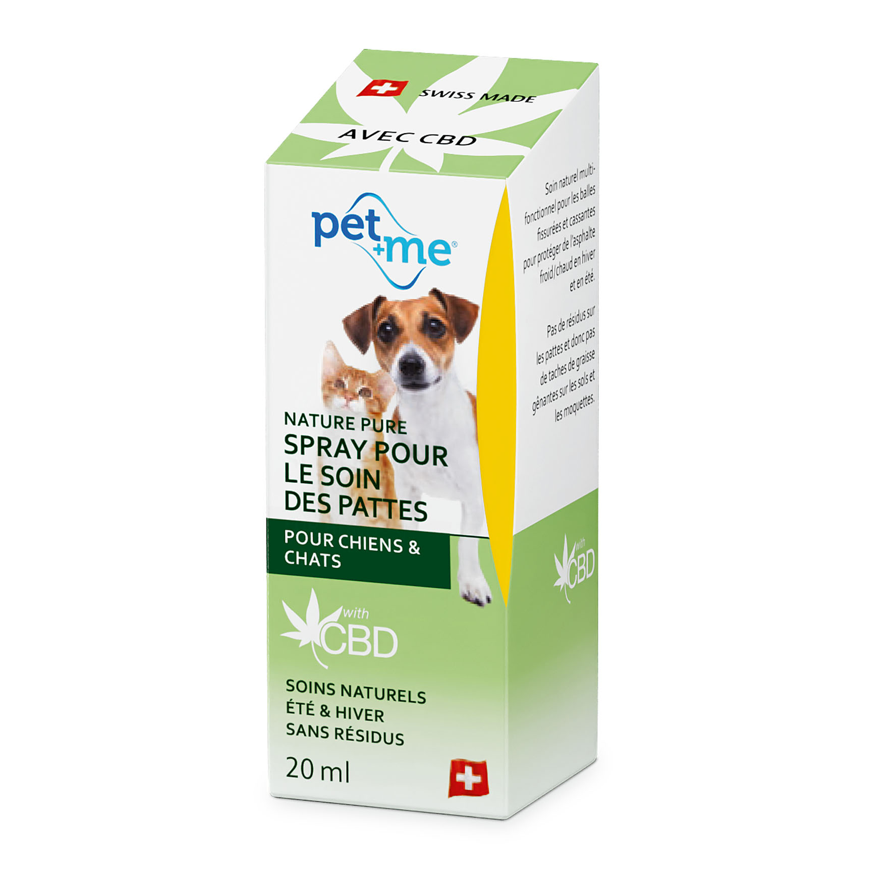 Pet+Me Spray für Pfotenpflege mit CBD