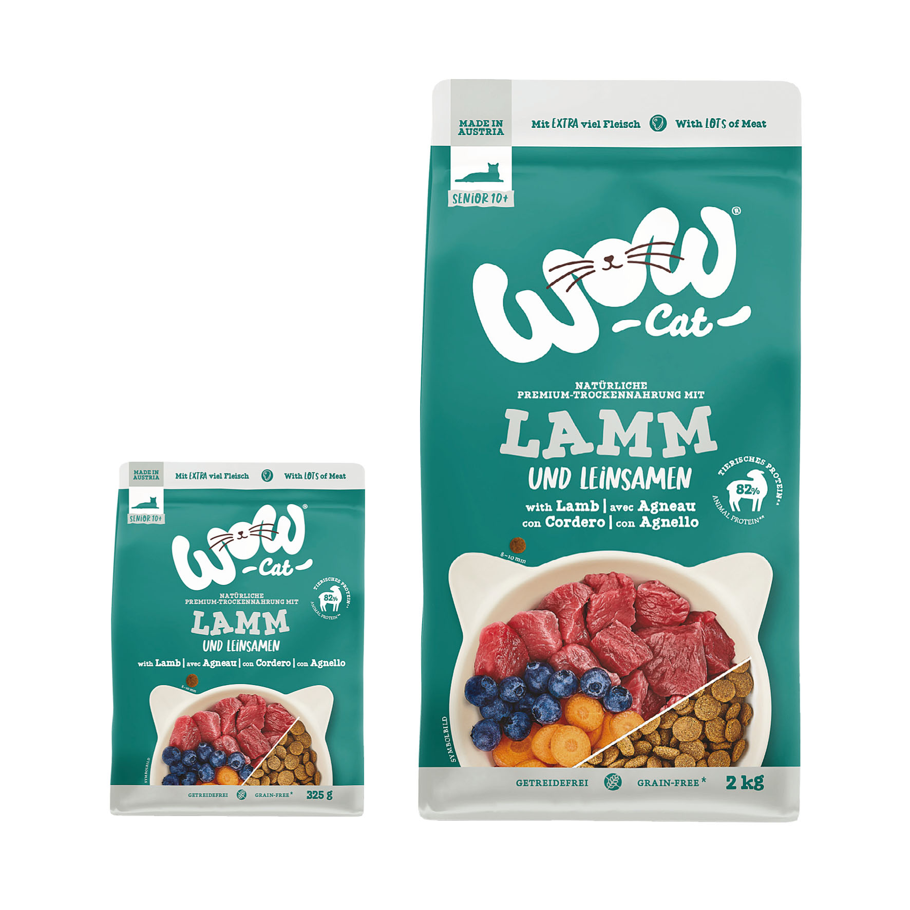 WOW Cat Senior mit Lamm