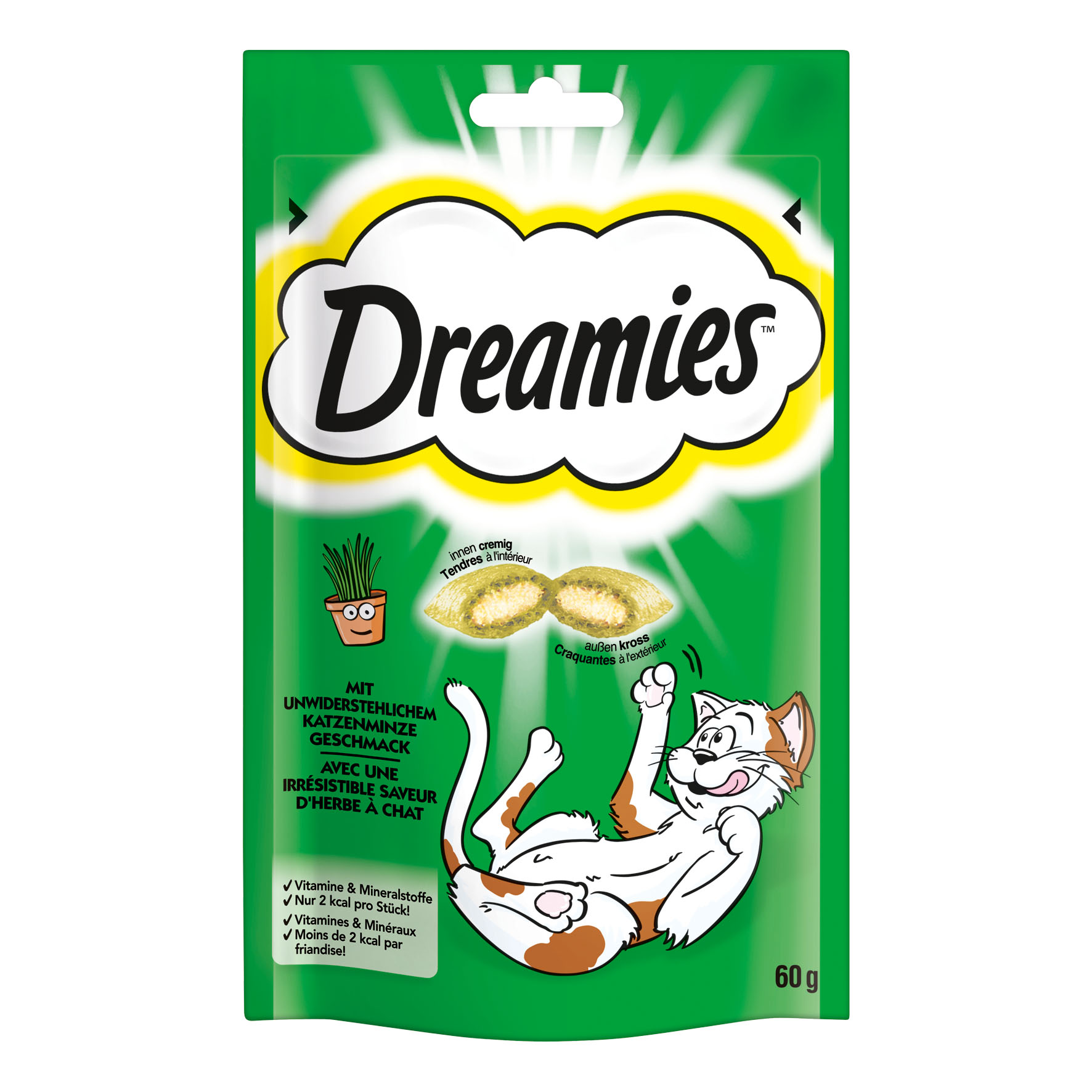 Dreamies Snacks, mit Catnip