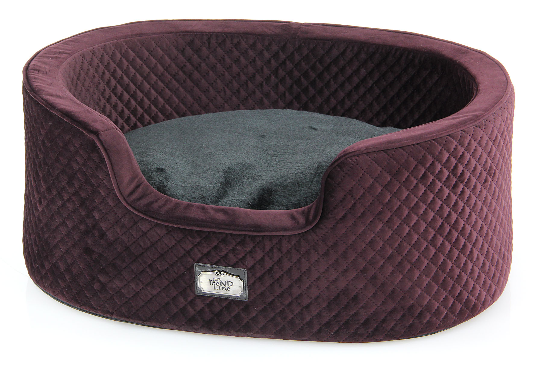 TrendLine lit pour chiens & chats Luton, ovale, M, 65x45x25cm