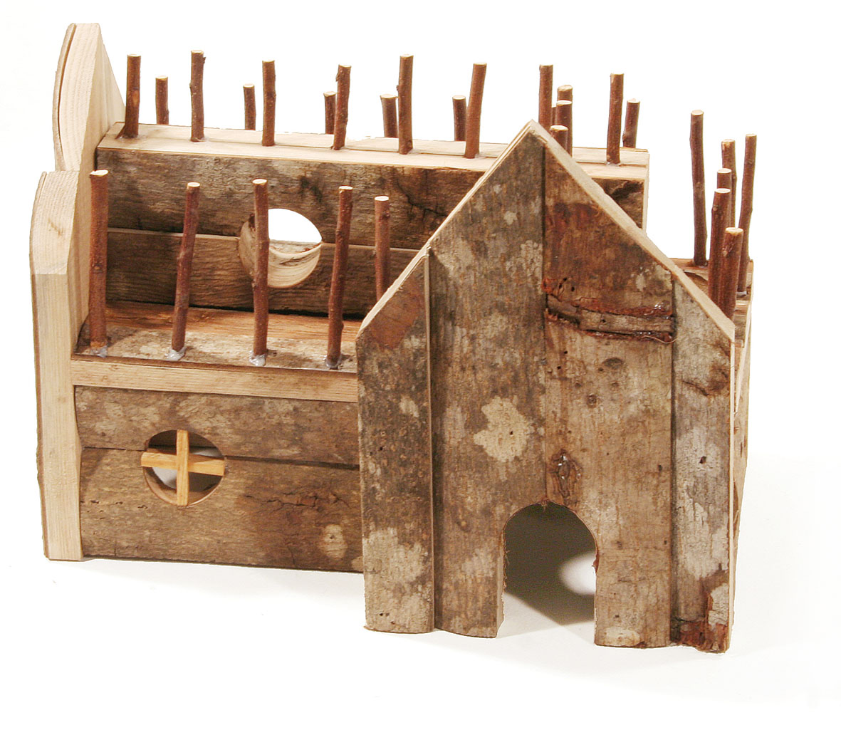 Hamster-Burgkirche 30x20x23cm