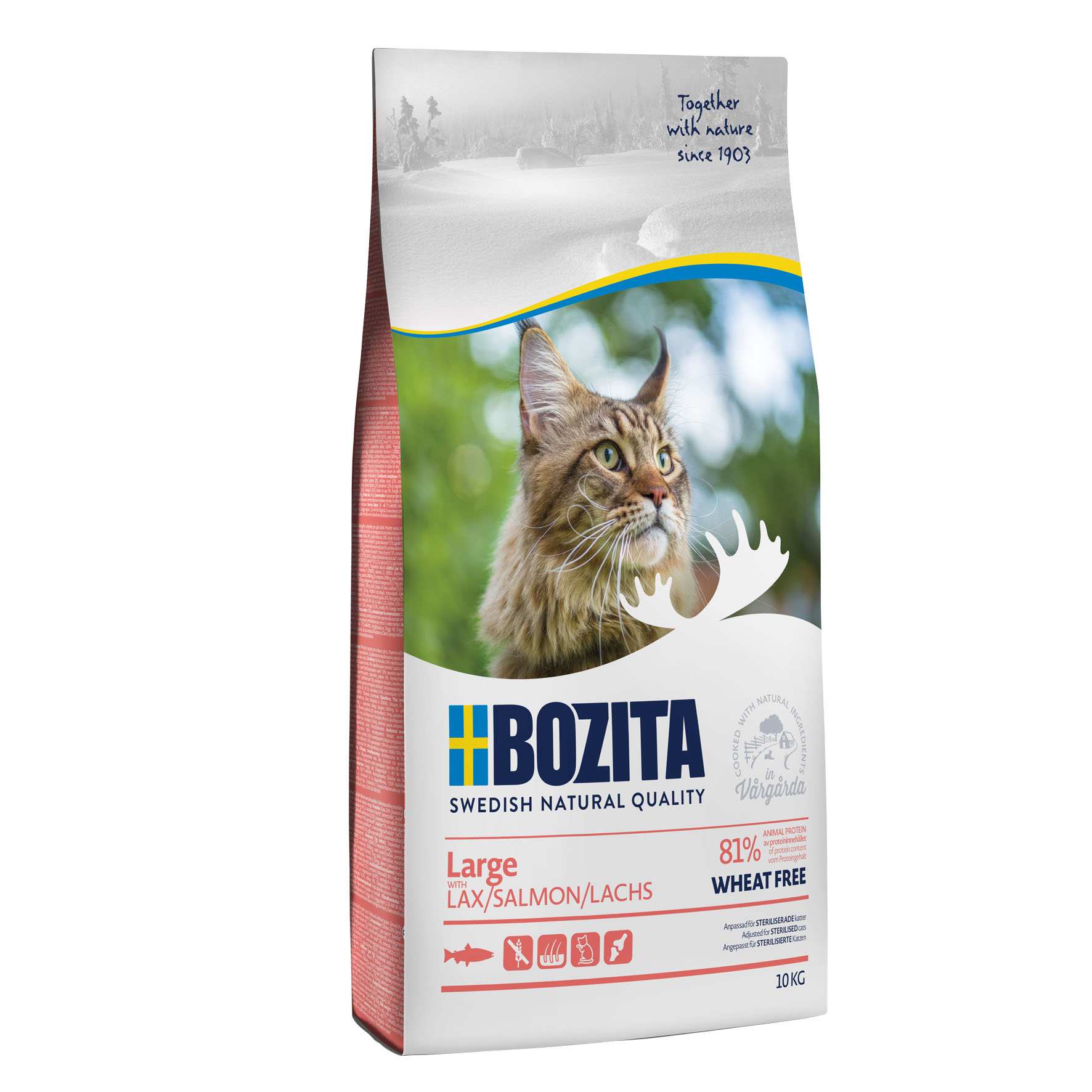 Bozita Large Wheat free Salmon, 10kg
