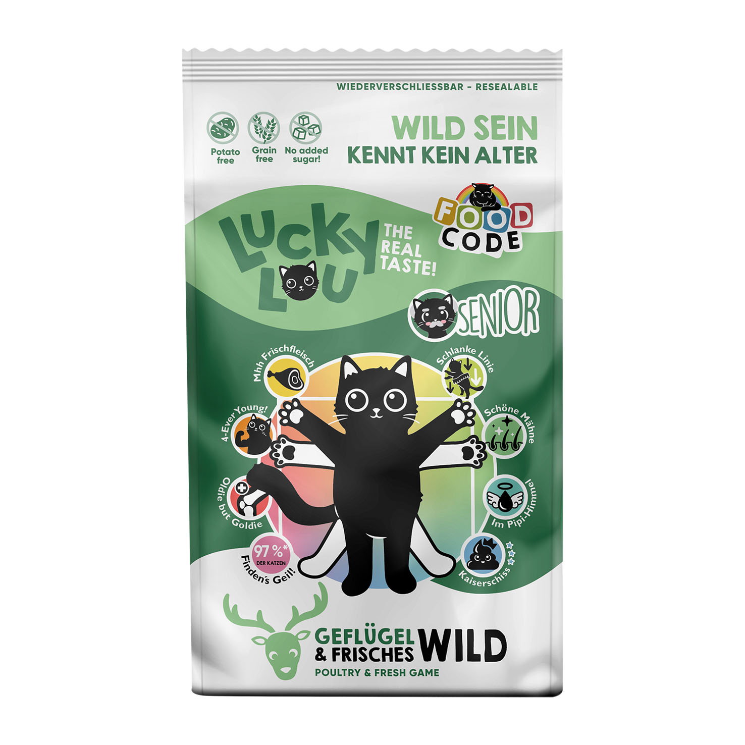 Lucky Lou Senior Geflügel & Wild, 340g