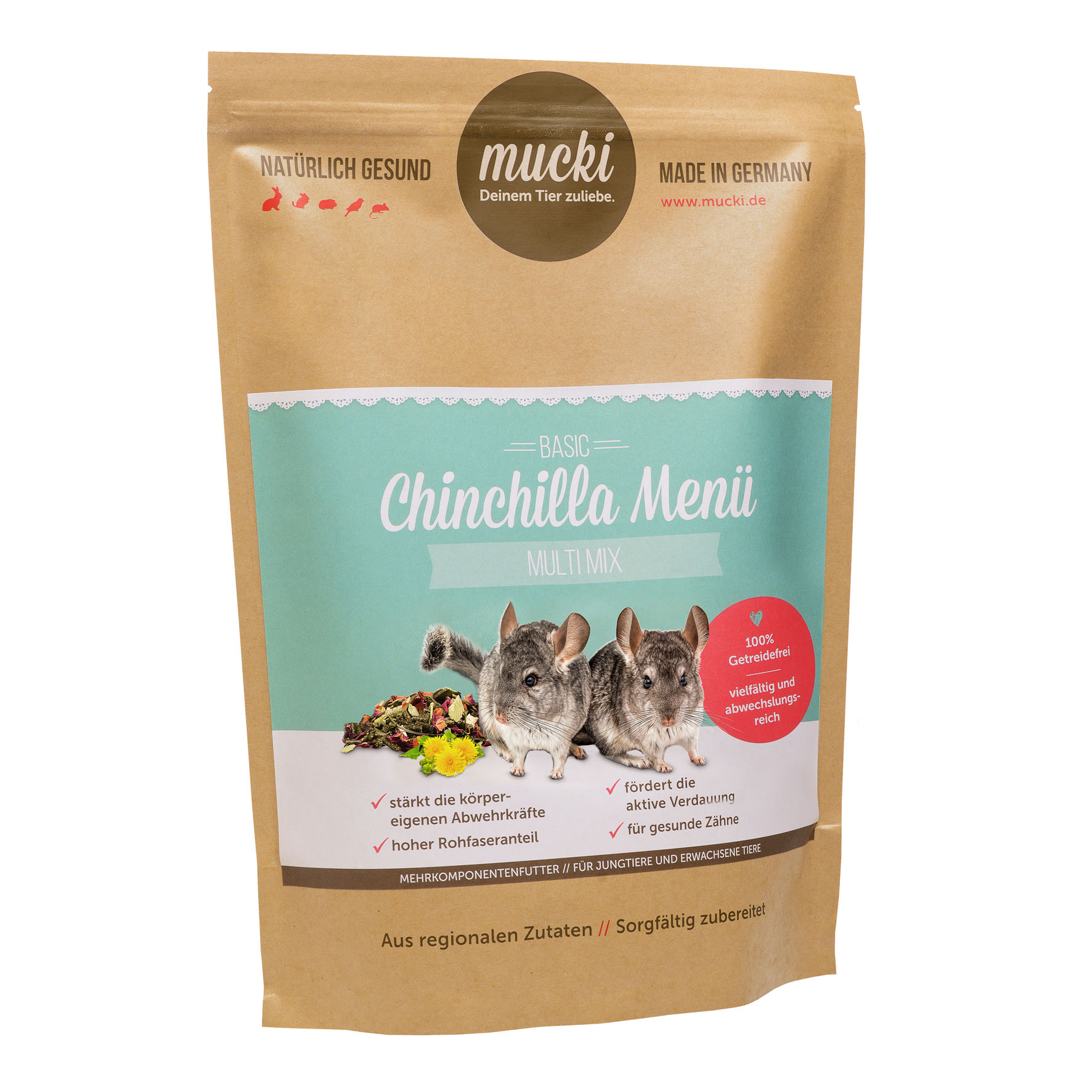 Mucki Chinchilla Menü Multi Mix 1kg