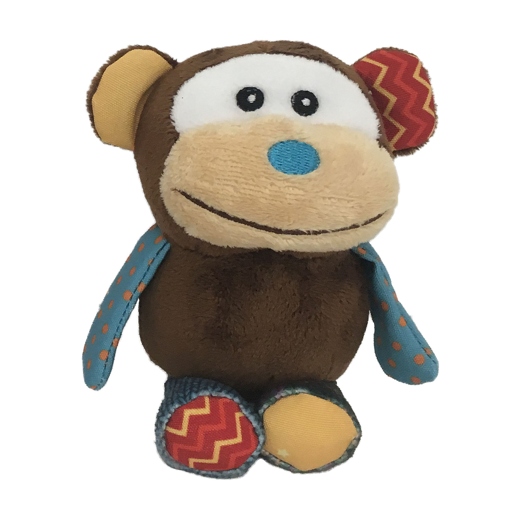 swisspet singe en velours Slugo, brun, 16x7x18cm