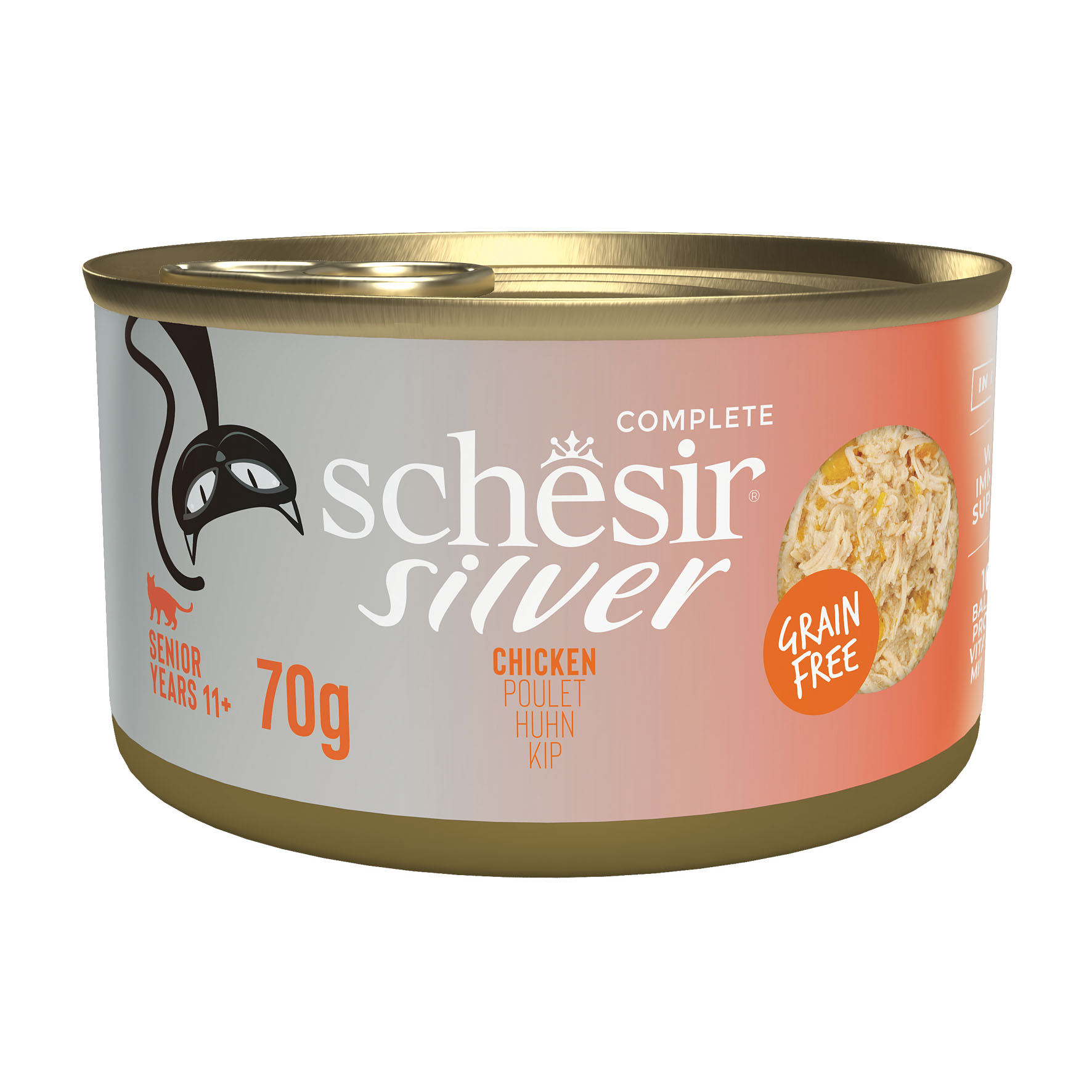 Schesir Senior 11+ Silver Wholefood Huhn, 70g