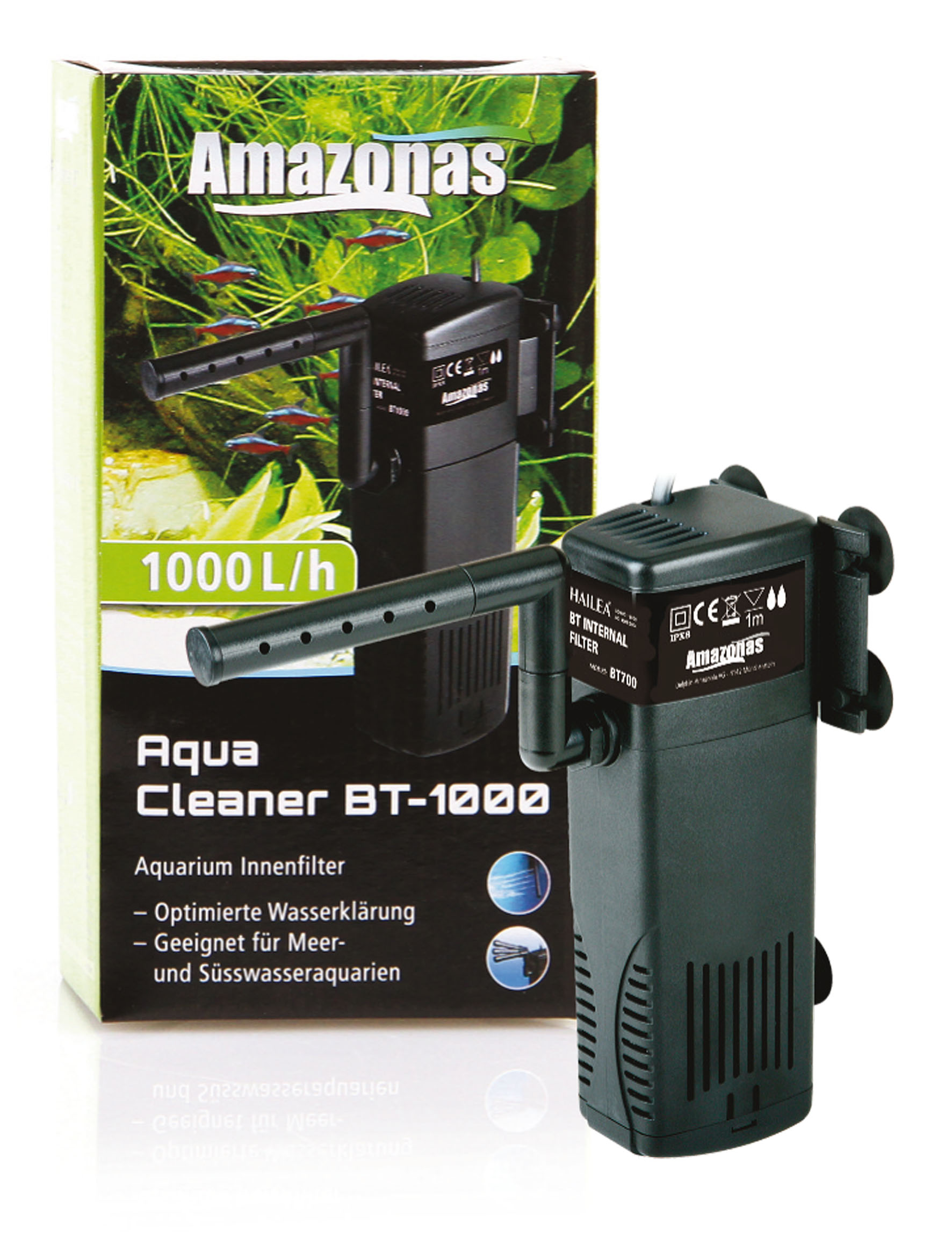 Amazonas filtre intérieur Aqua Cleaner BT, 200l/h – 1000l/h