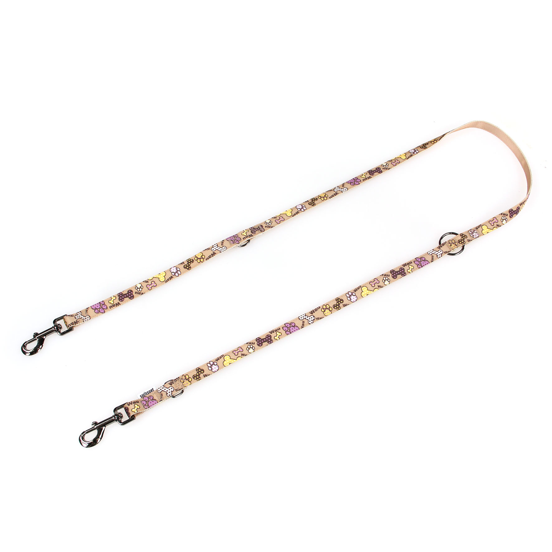 Trendline Laisse B & W, beige, 20mm/180cm