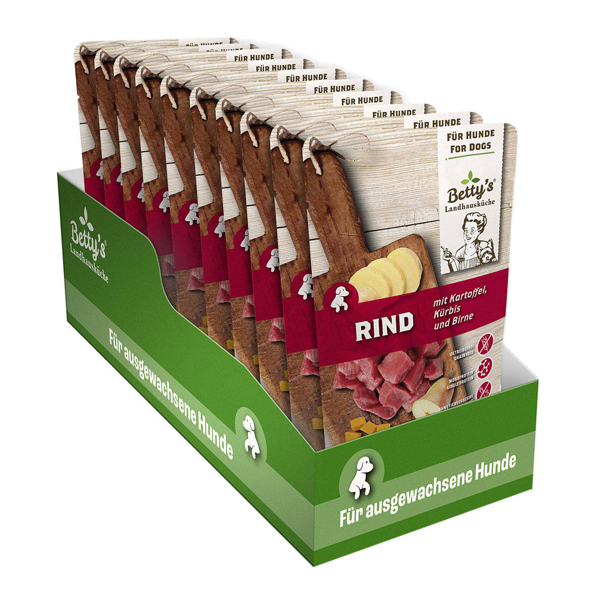 Betty’s Landhausküche Frischebeutel Rind mit Kartoffel, 125g