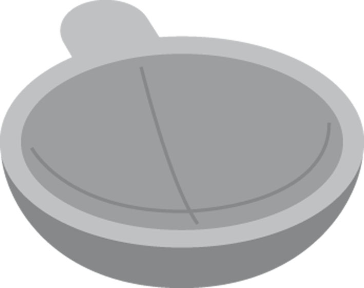 Housse pour auge profonde, noire