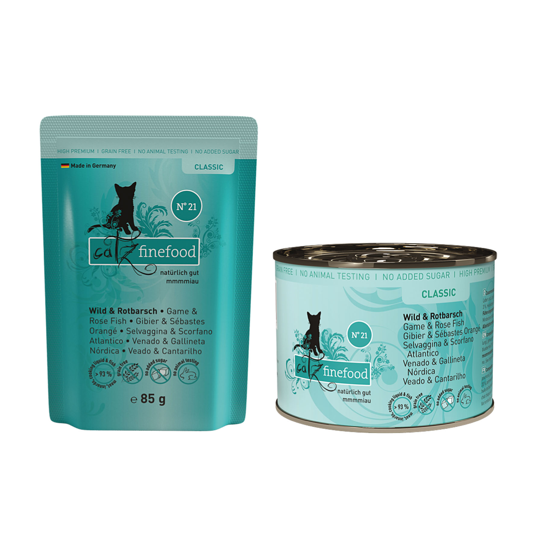 Catz Finefood No. 21 Wild & Rotbarsch