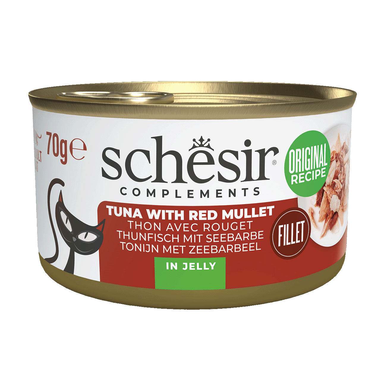 SCHESIR Gelee Thunfisch&Seebarbe 70g