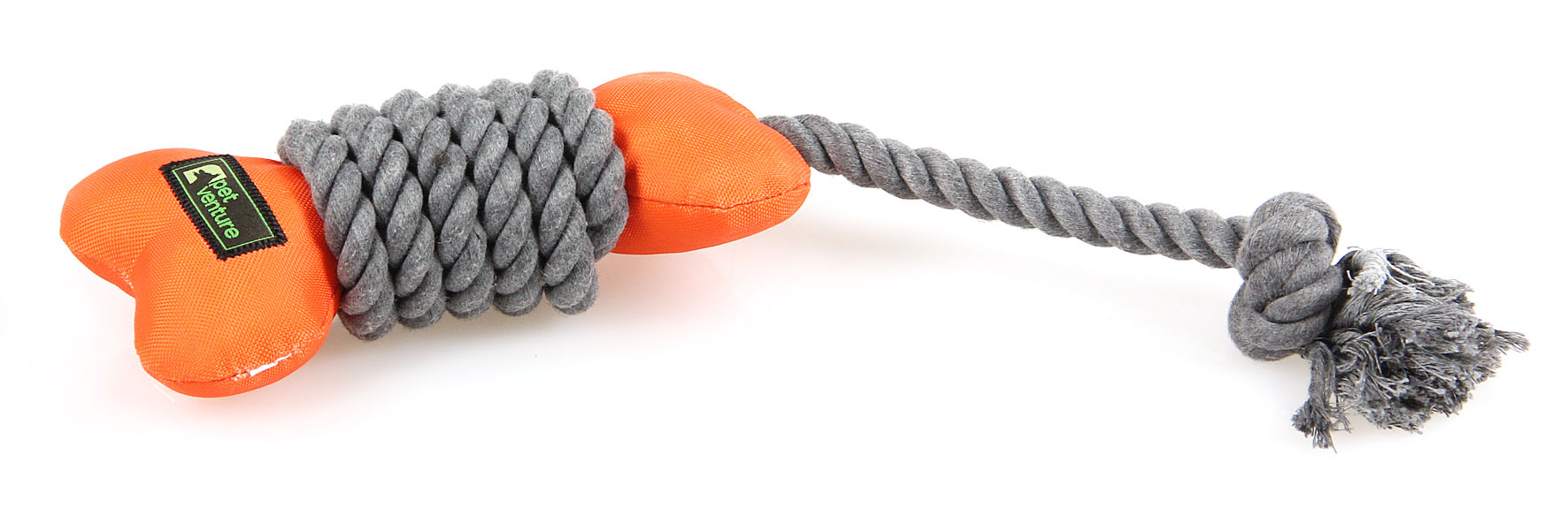 swisspet Slide Bone, orange/grau, 11x8x42cm