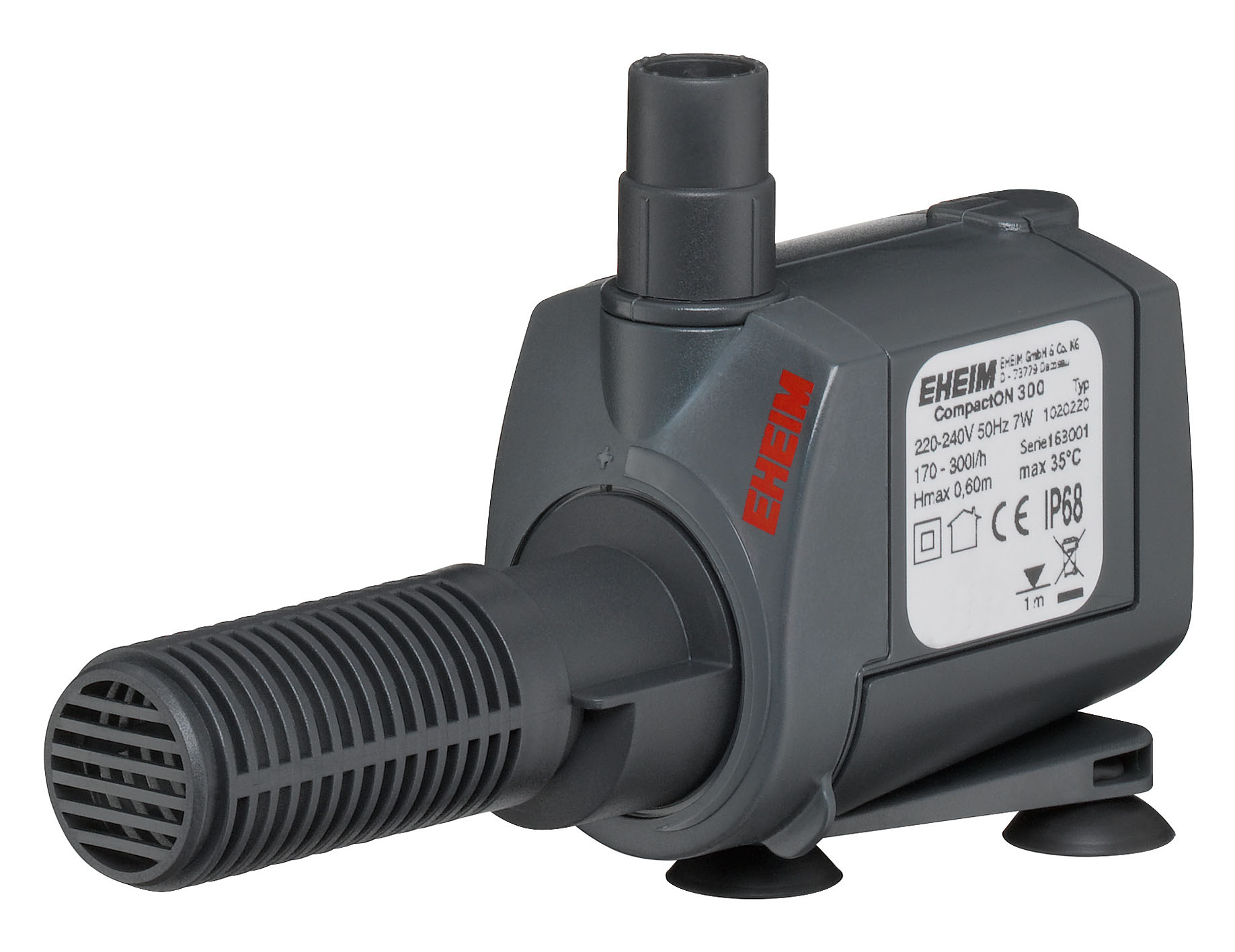 Eheim pompe d’aquarium CompactOn 300, 170-300l/h, 7W, 0.6Hmax m