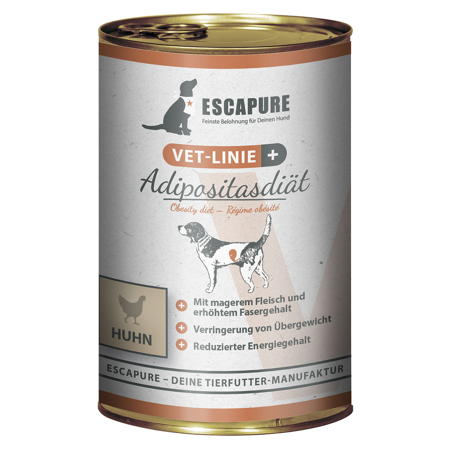 Escapure VET Régime Obésité Poulet, 400g