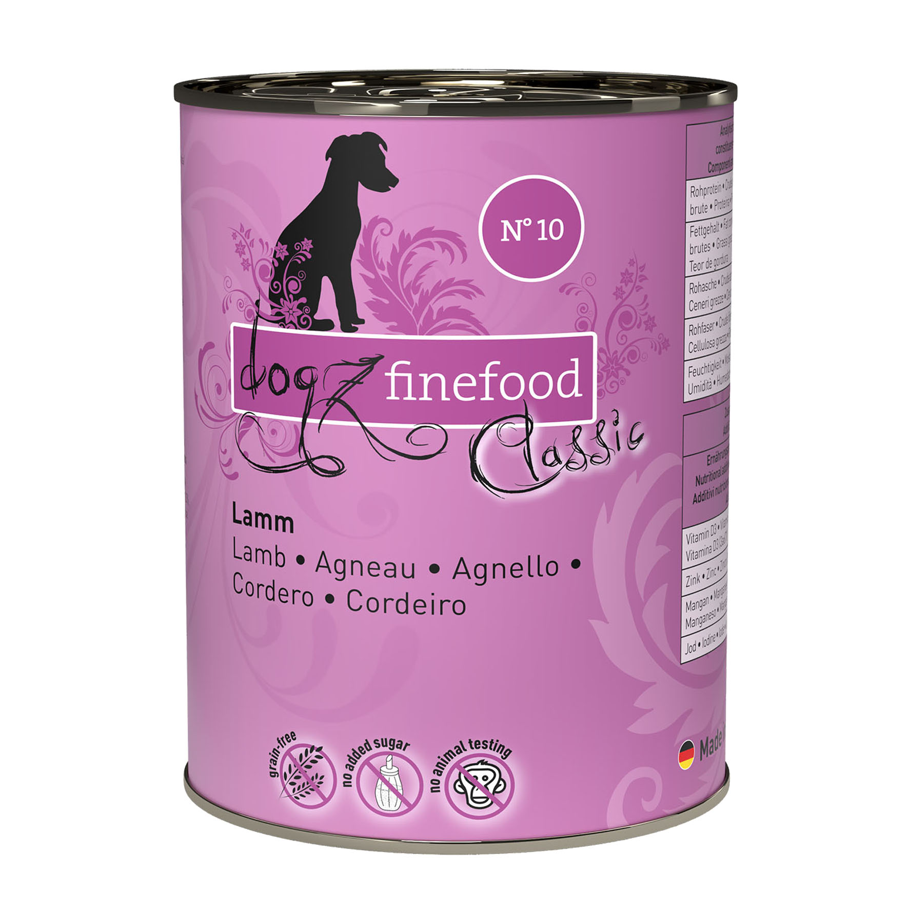 Dogz Finefood No.10 Lamm, 400g Dogz Finefood No.10 Lamm, 400g