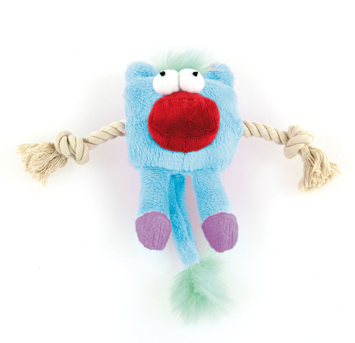 swisspet Piggy Cube, bleu, sans couineur