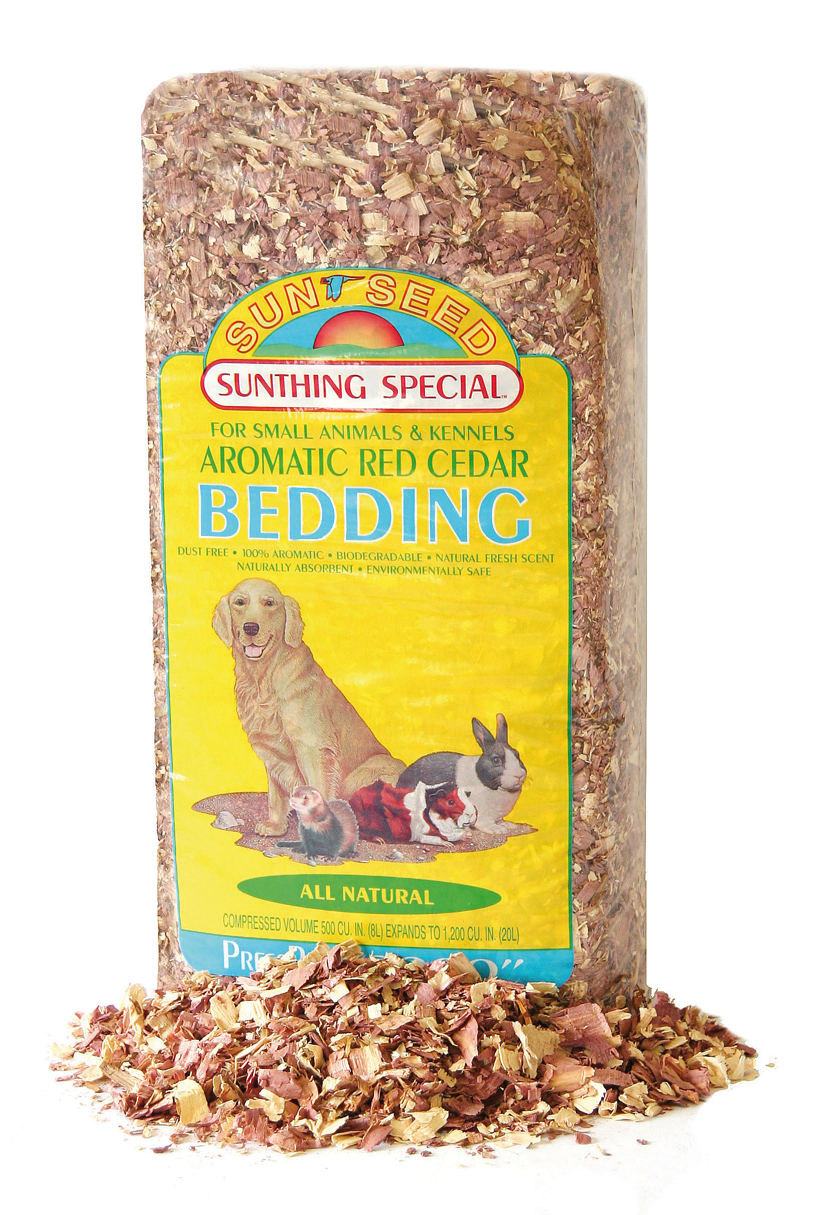 Sun Seed Copeaux de bois de cèdres rouges, 16l