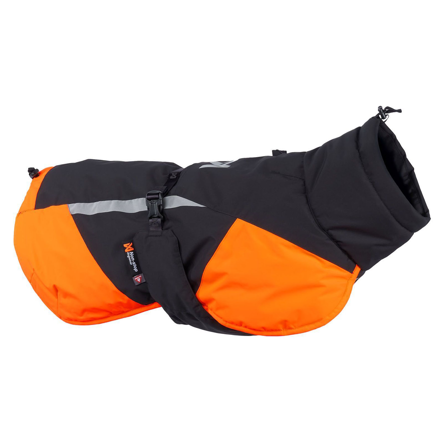 Non-stop Jacke Glacier 3.0, schwarz/orange, 65cm