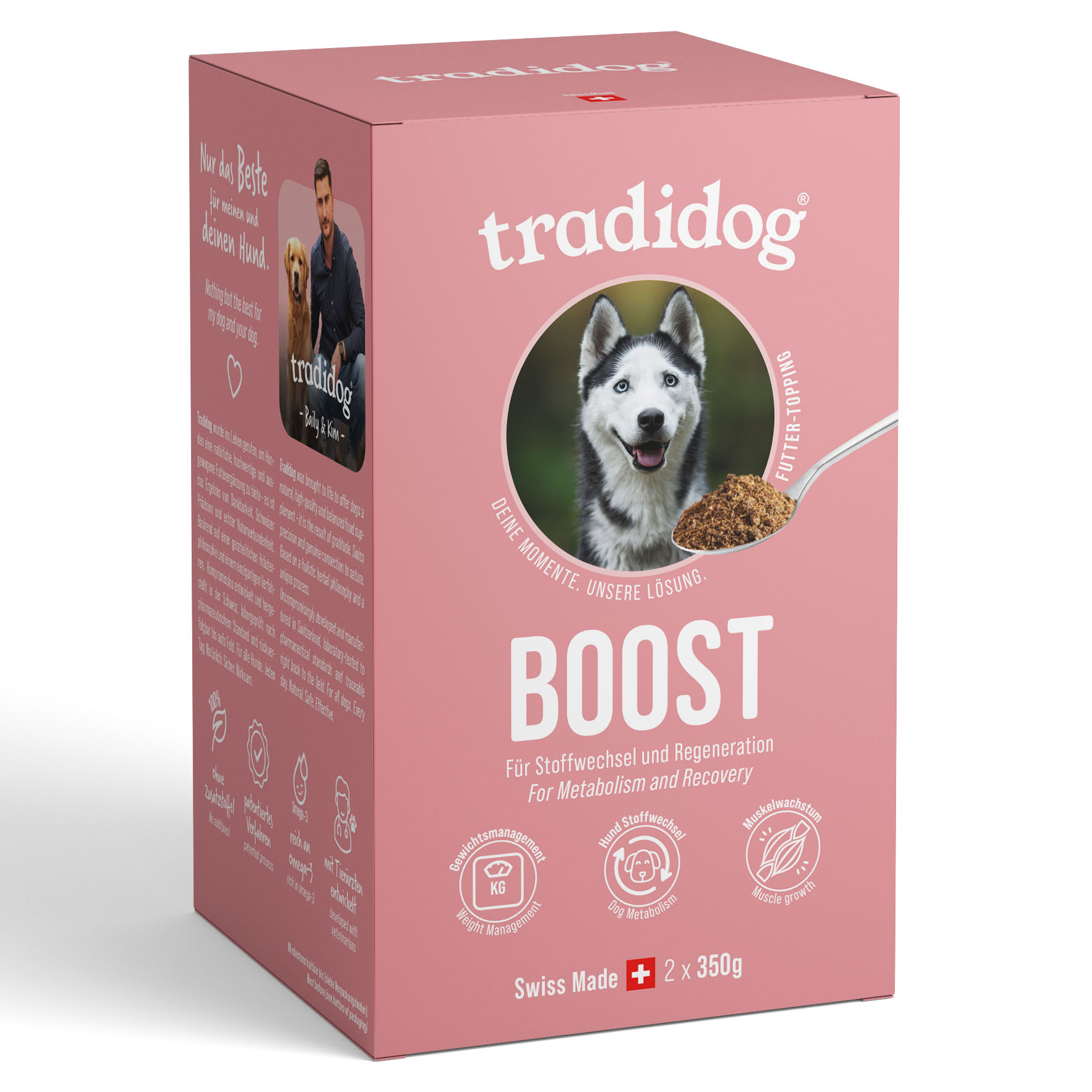 tradidog BOOST – Futtertopping für mehr Energie & Leichtigkeit, 700g