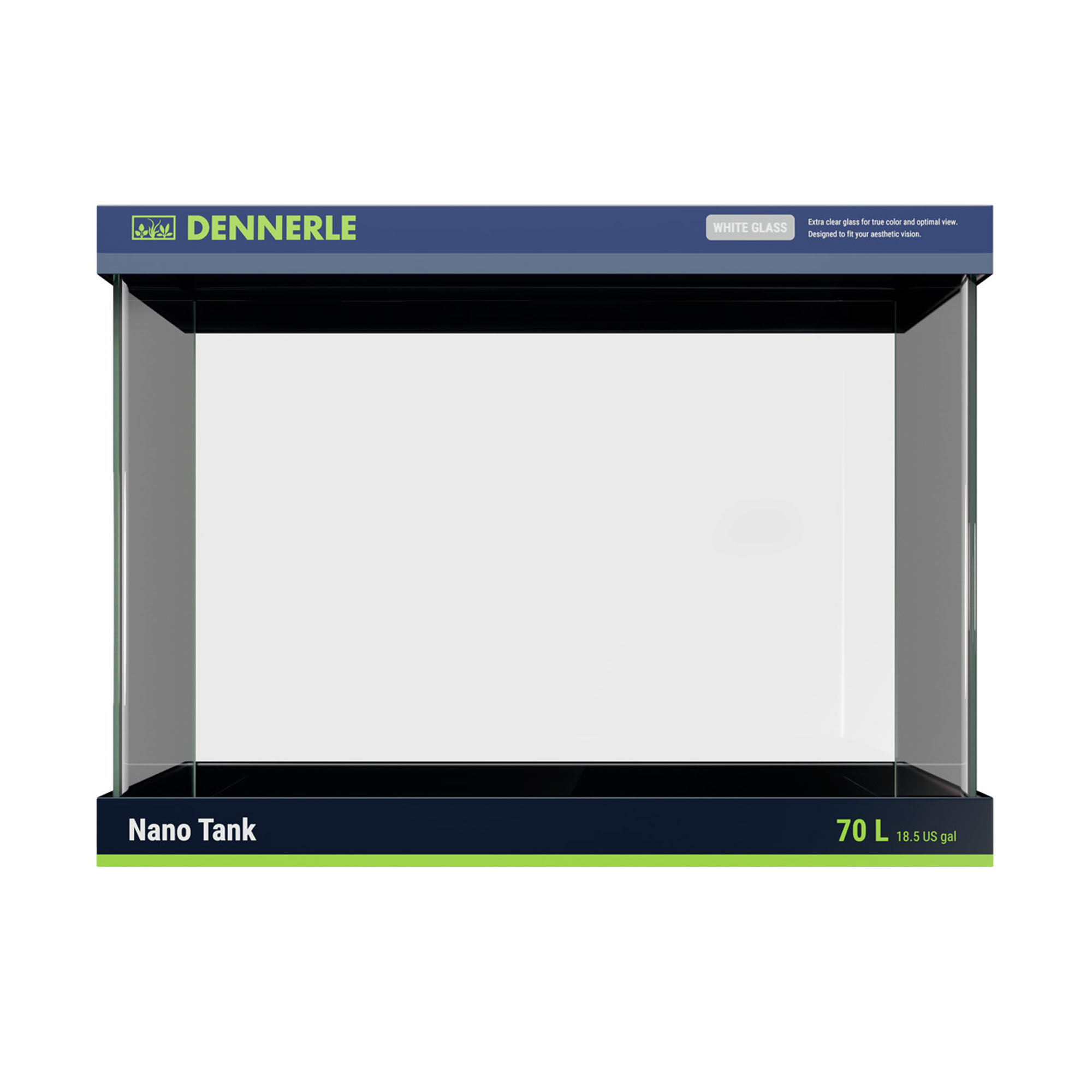 Dennerle Nano Tank White Glass, 70L