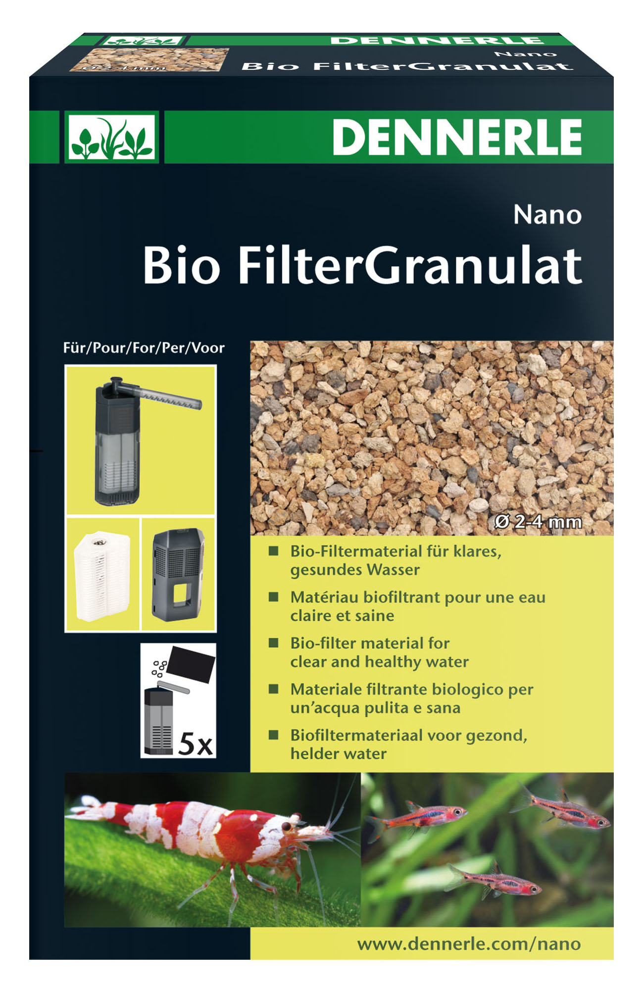 Dennerle Nano Bio FilterGranulat 300ml