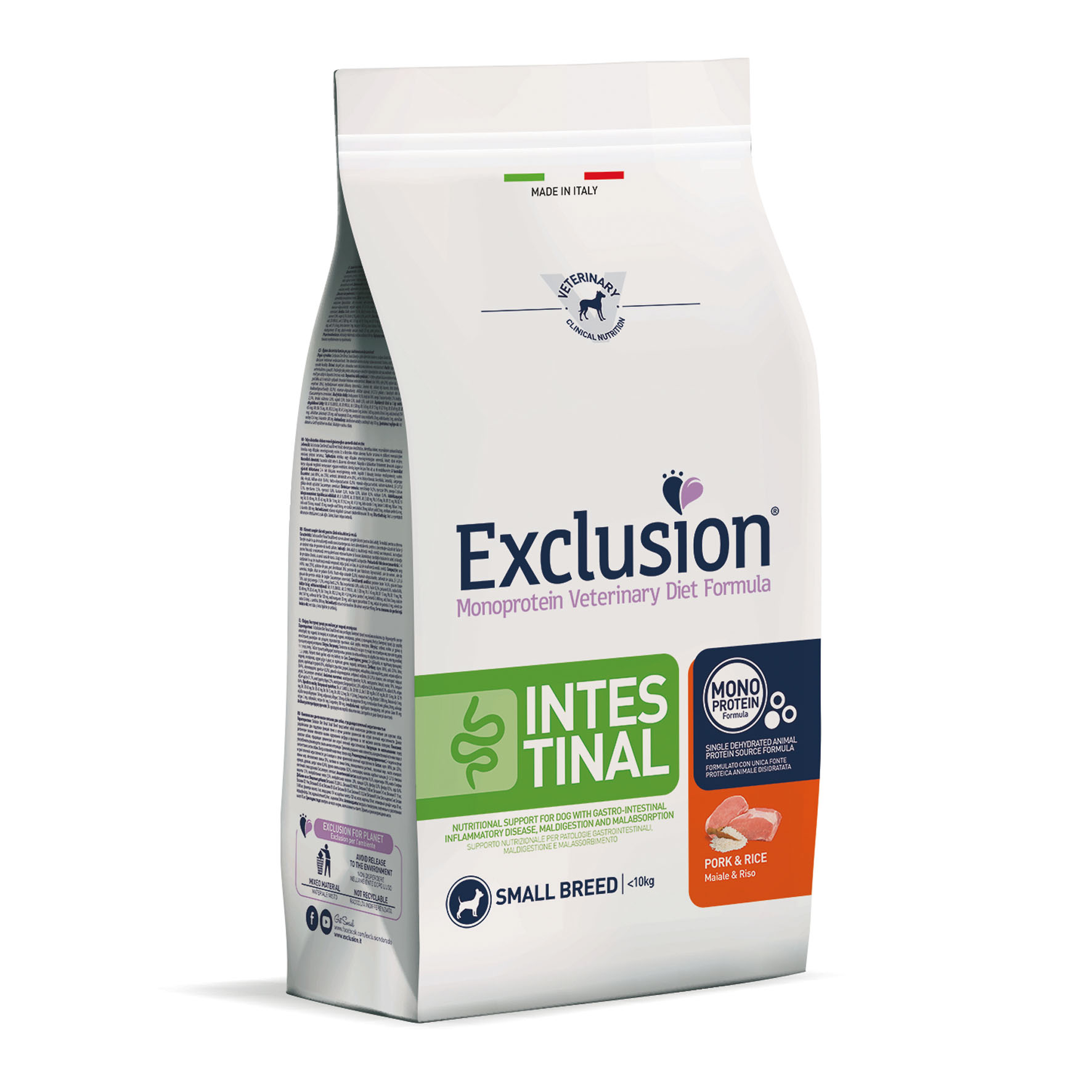 Exclusion Vet Intestinal Adult Small Pork, 2kg
