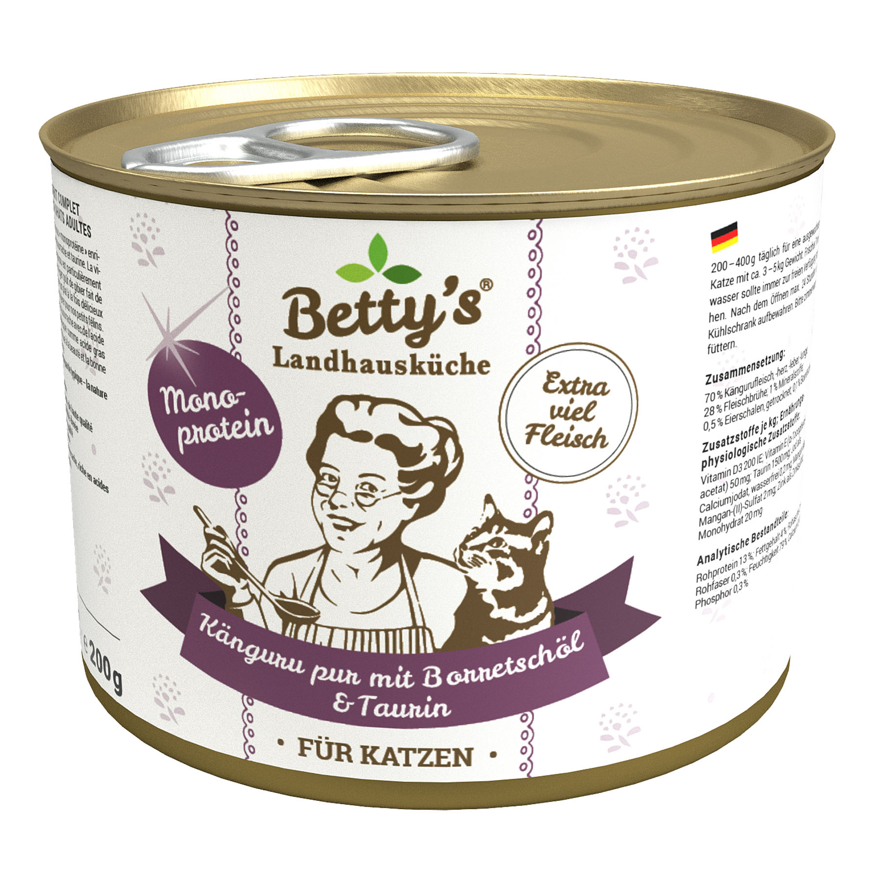 Betty's Cuisine de campagne Kangourou 200g