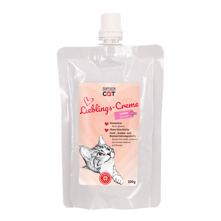 NaturaCat Lieblings-Creme Lachs, 100g