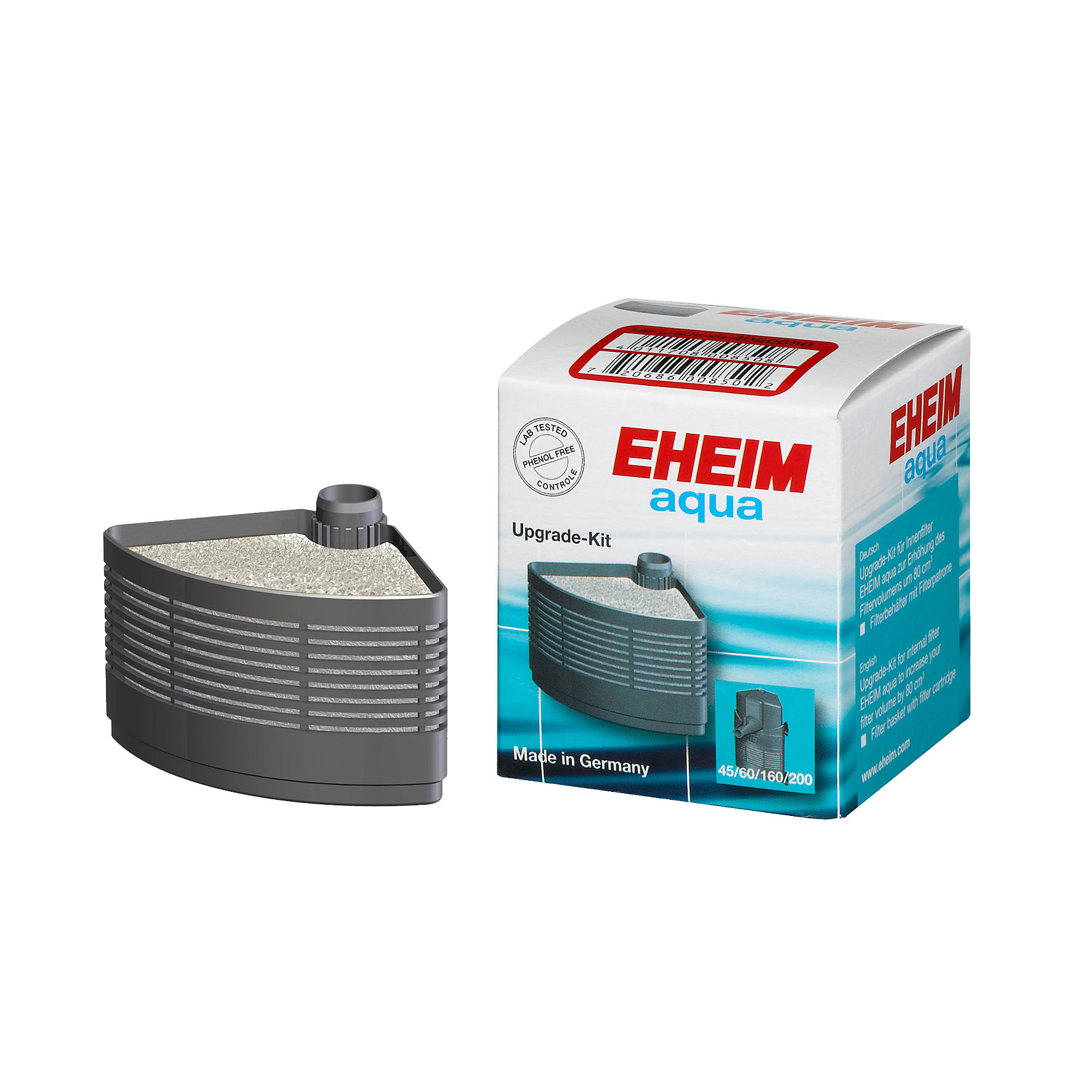 Upgrade-Kit pour aqua60, 160, 201, pour augmenter le volume de filtre