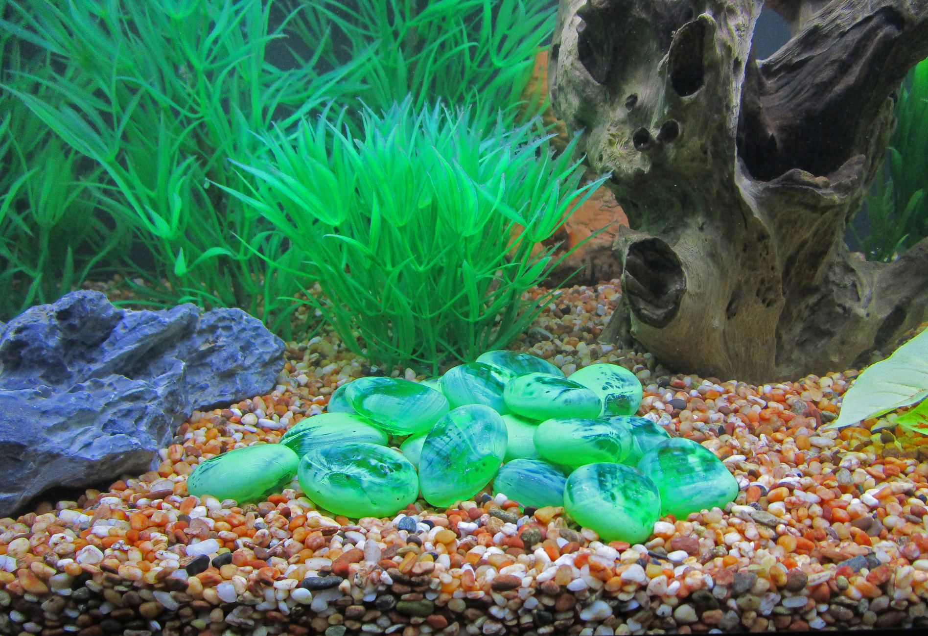 Orbit Nuggets di vetro, verde scuro, 0.75 kg