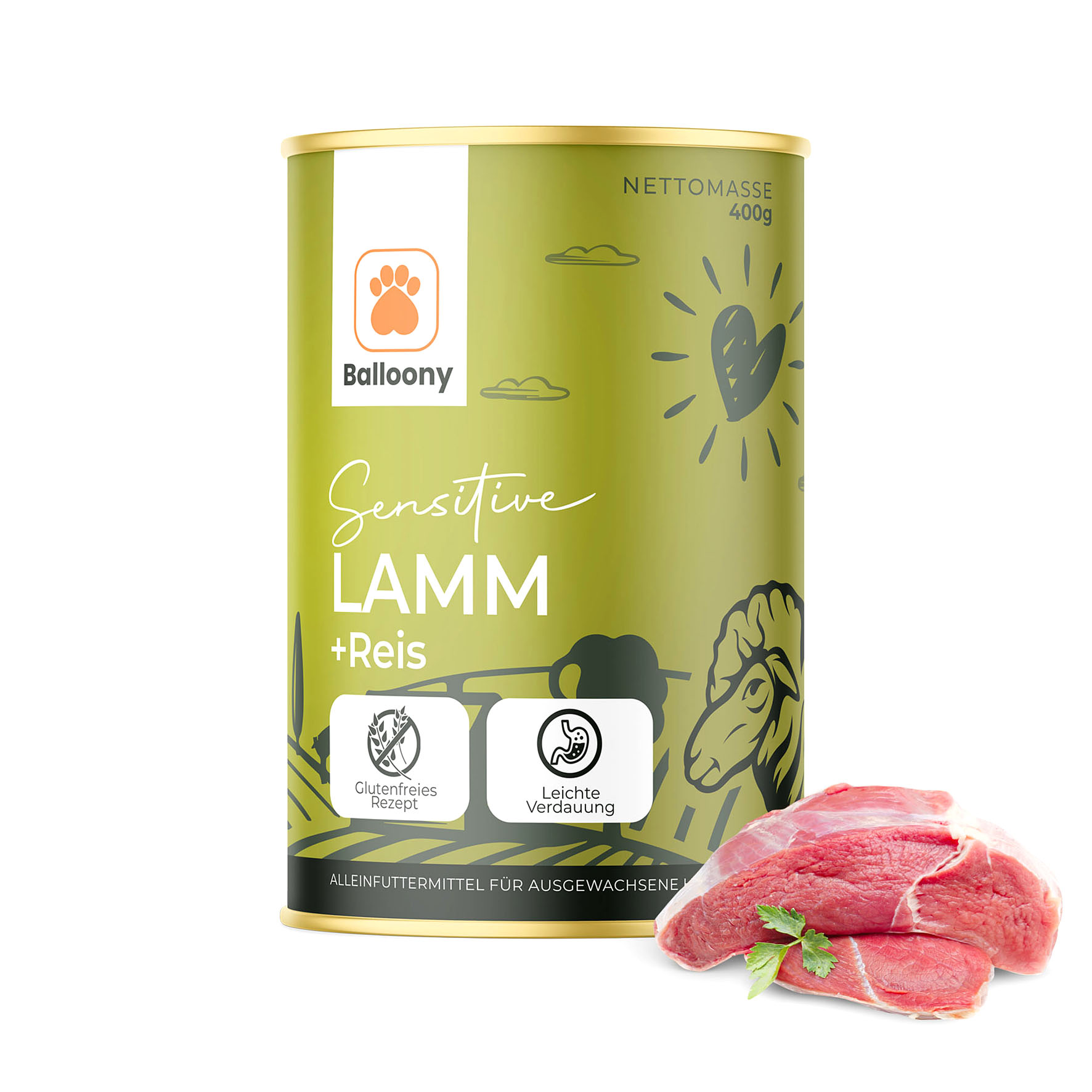 Balloony Sensitive Lamm 400g