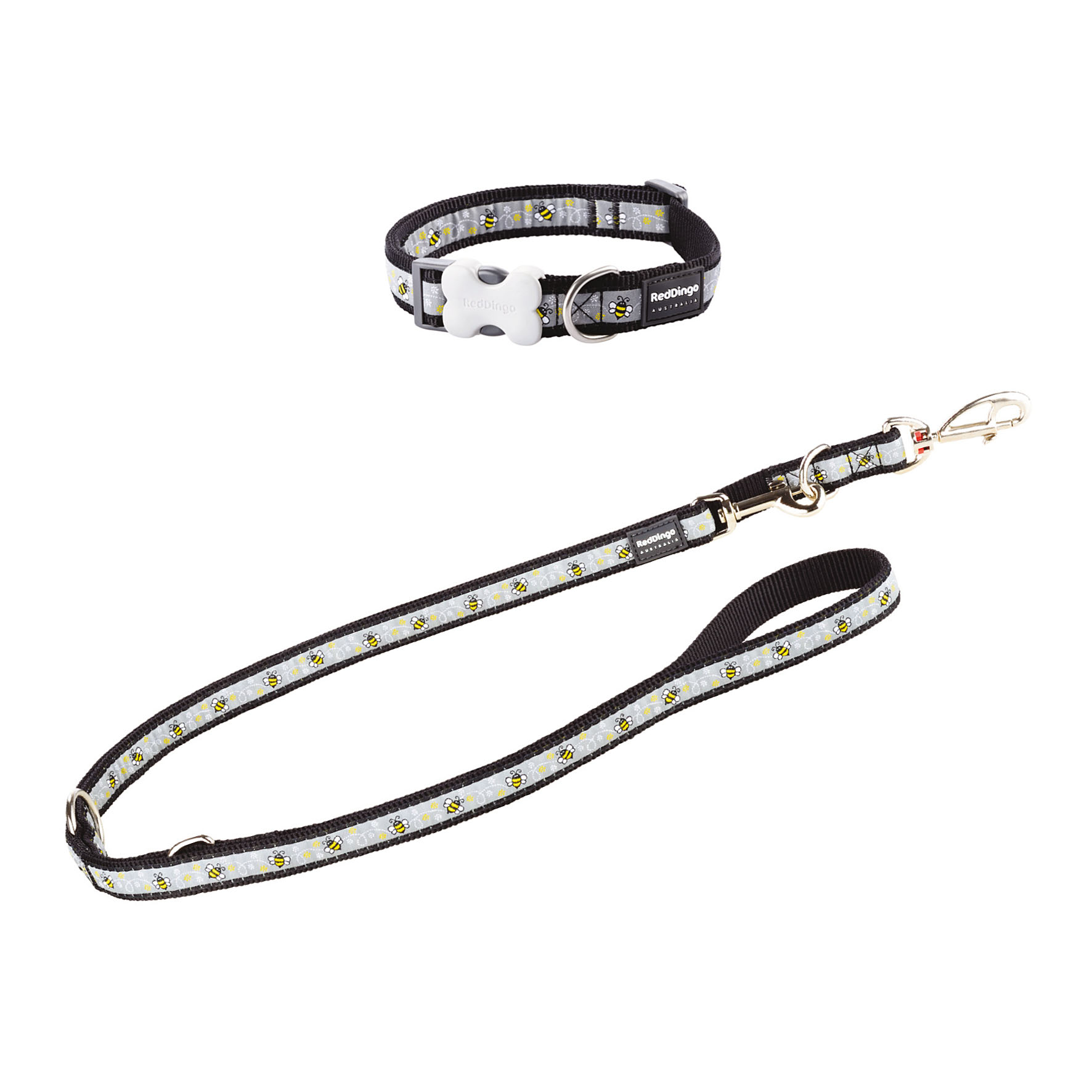 RedDingo Halsband Design Bumble Bee Black, schwarz