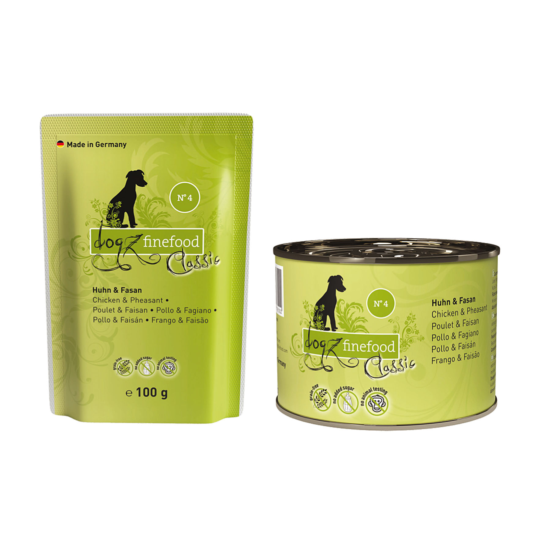 Dogz Finefood No 4 mit Huhn & Fasan