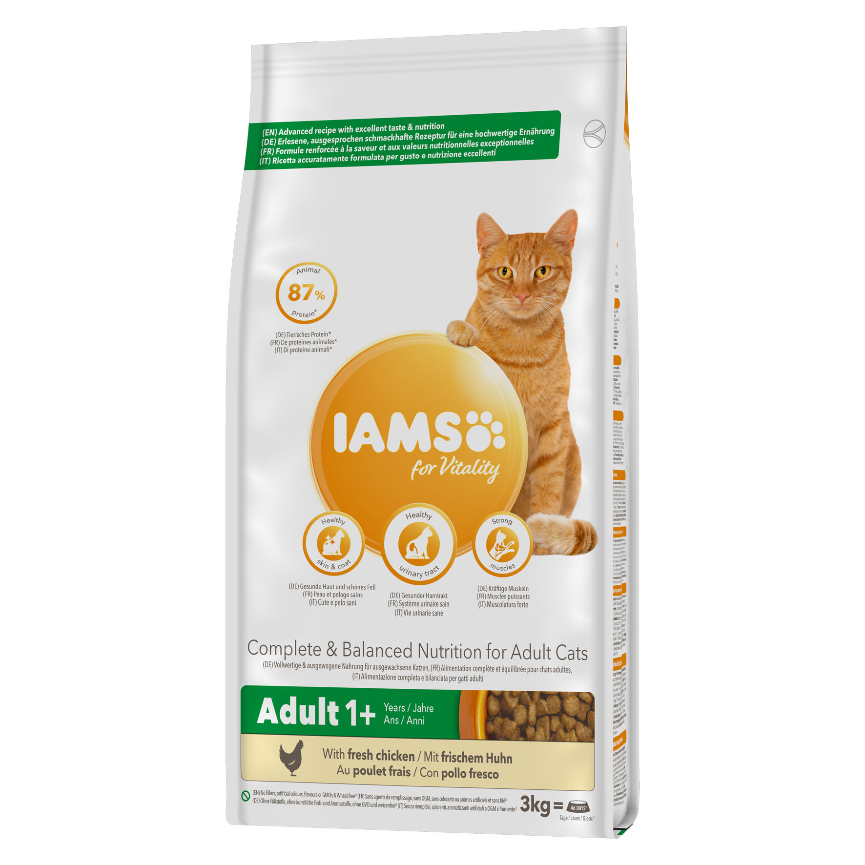 Iams for Vitality Adult Chicken, 3kg