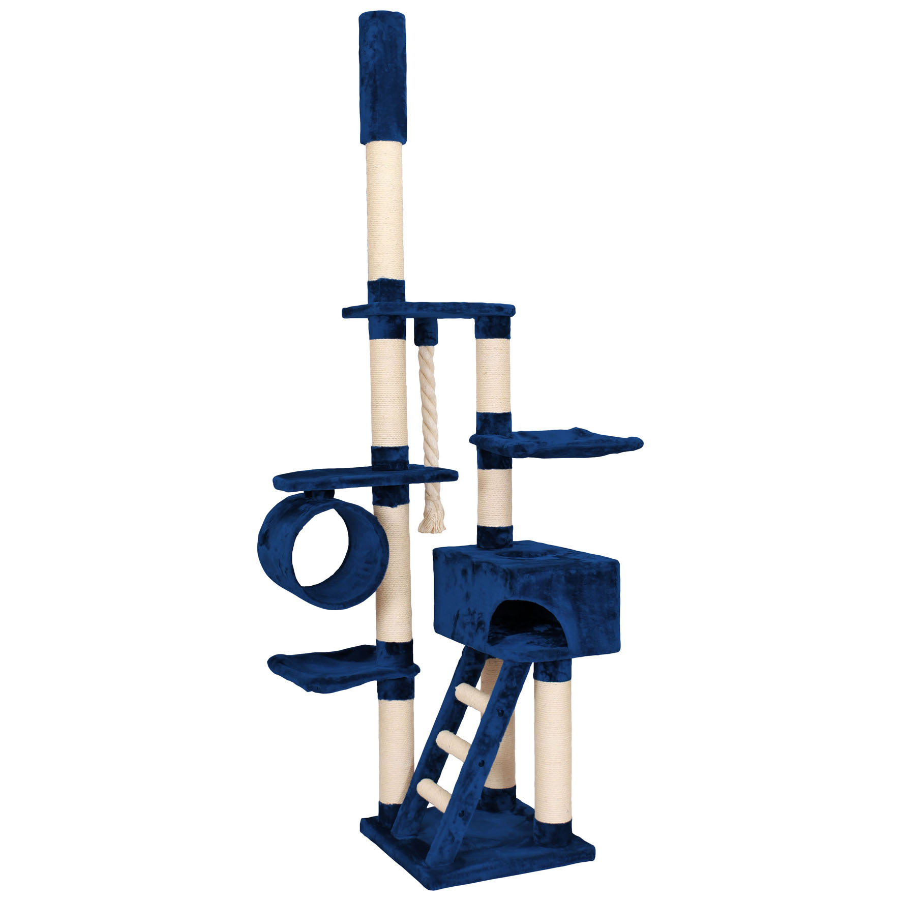 swisspet Deckenkratzbaum Herisau, blau