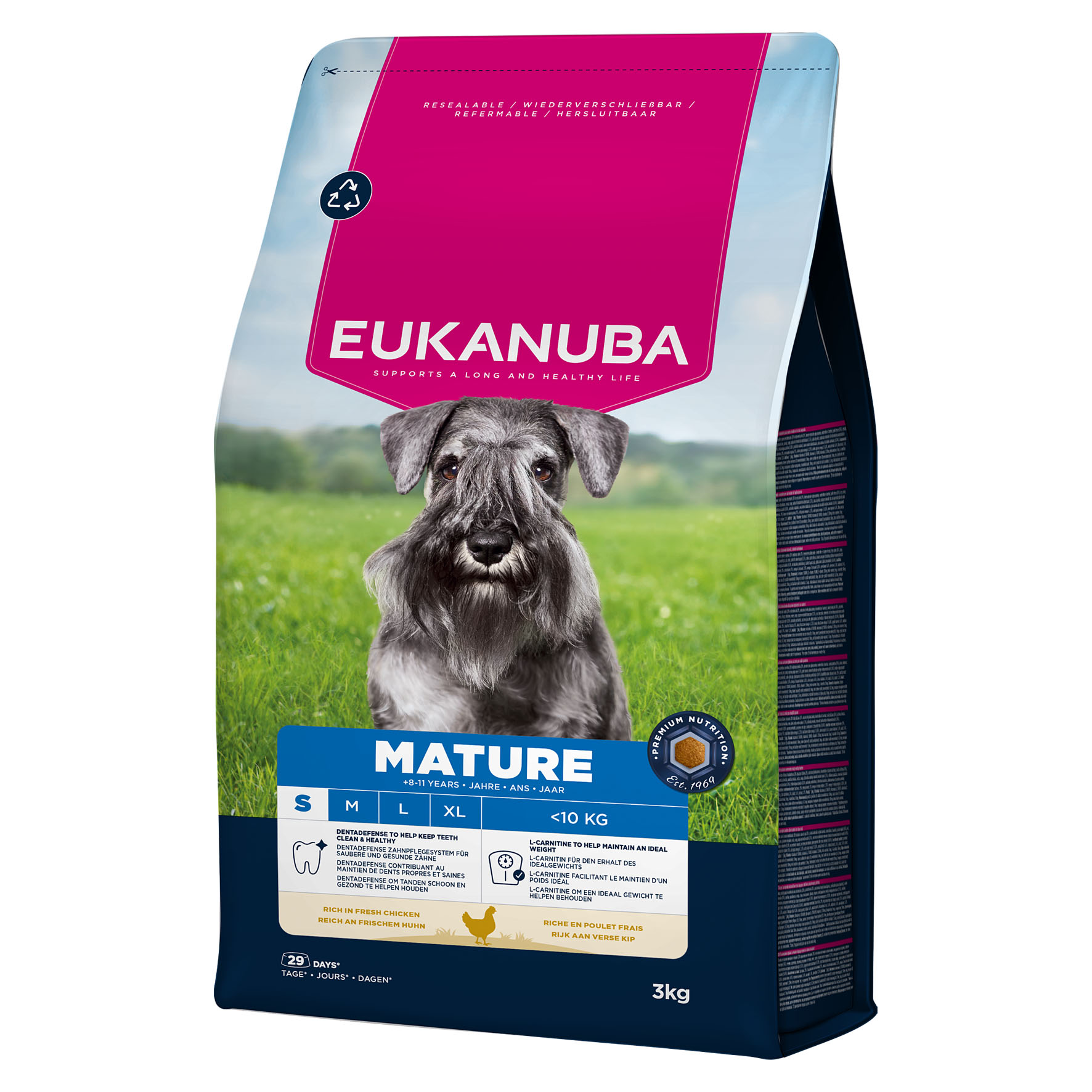 Eukanuba Mature Small – Pollo, 3 kg