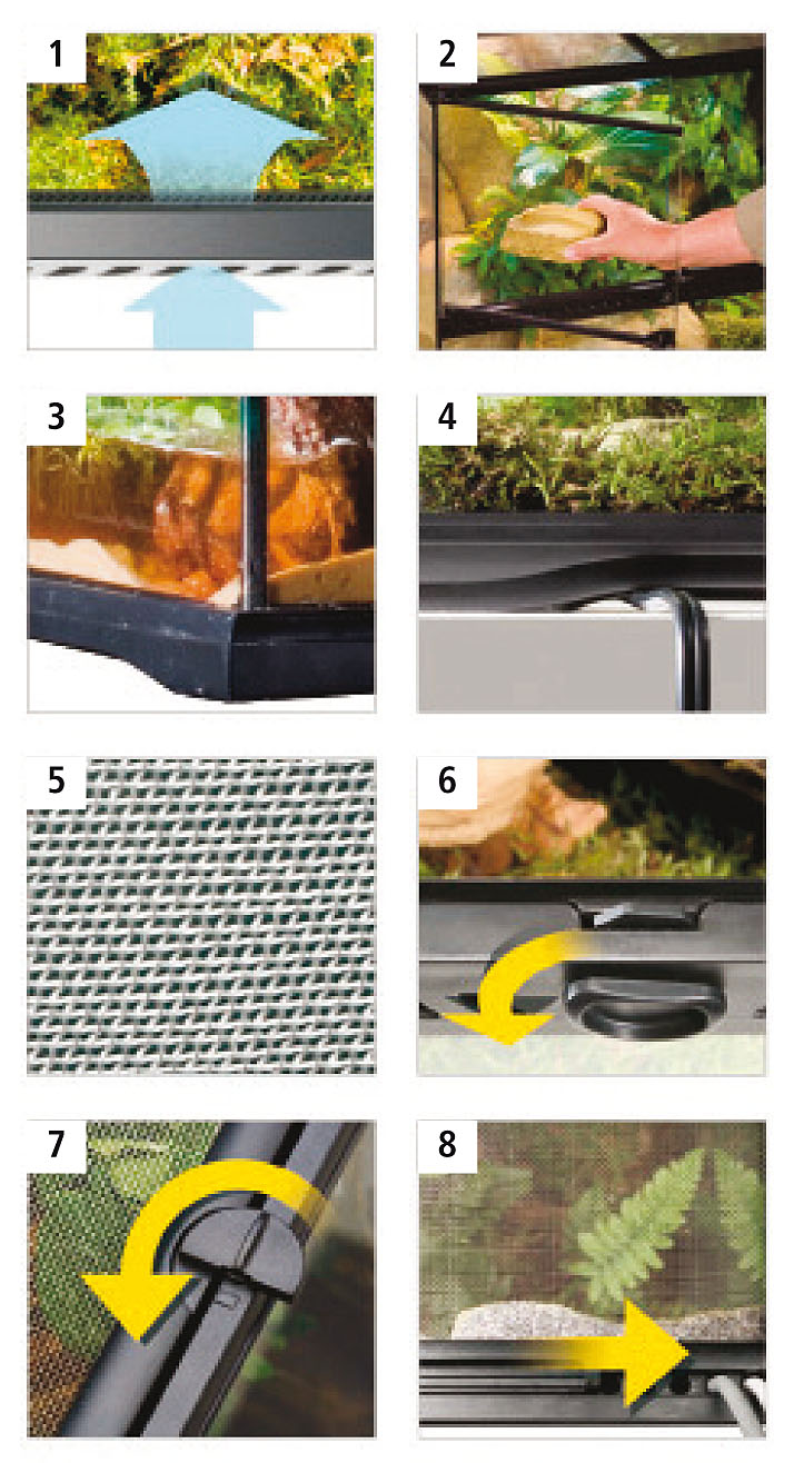 Exo Terra Terrarium Nano 20x20cm / H=20cm Exo Terra Terrarium Nano 20x20cm / H=20cm