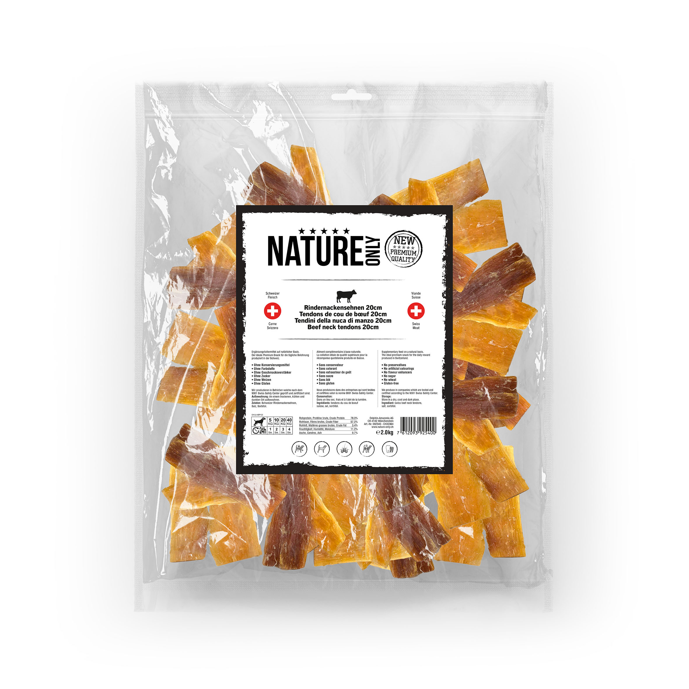 Nature Only Rindernackensehne - Schweizer Fleisch, 2kg