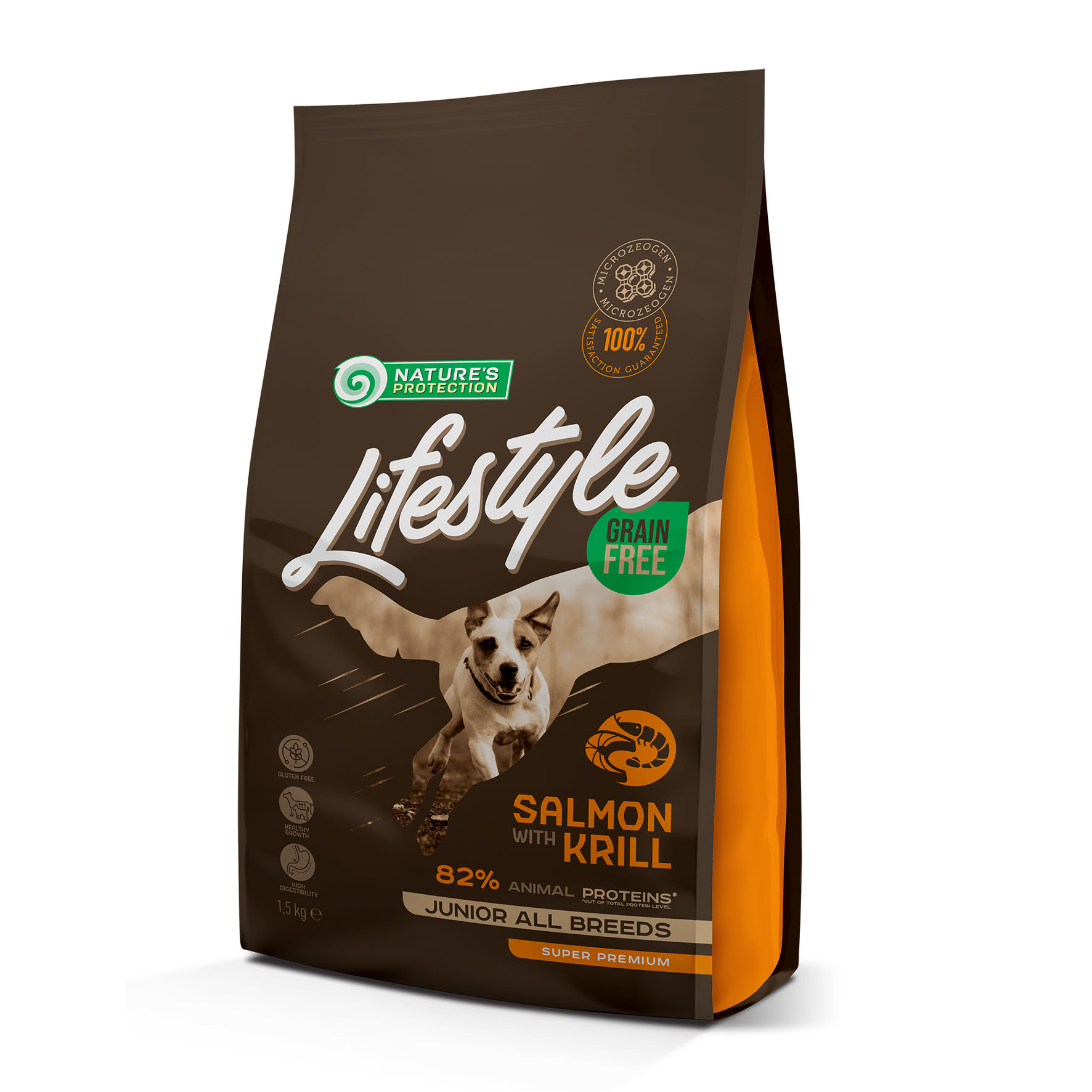 Nature‘s Protection Lifestyle Grain Free Junior mit Lachs und Krillgarnele