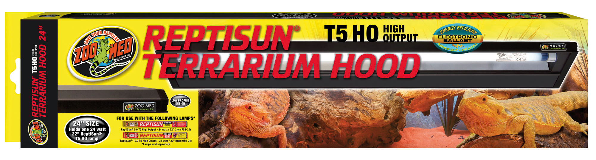 ZooMed, Reptisun Hood T5 HO, 35cm