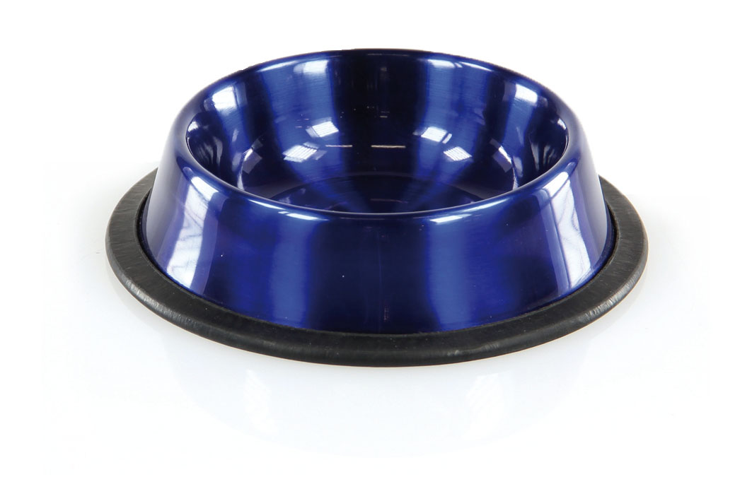 swisspet Edelstahlnapf Twillight, blau 0.45L