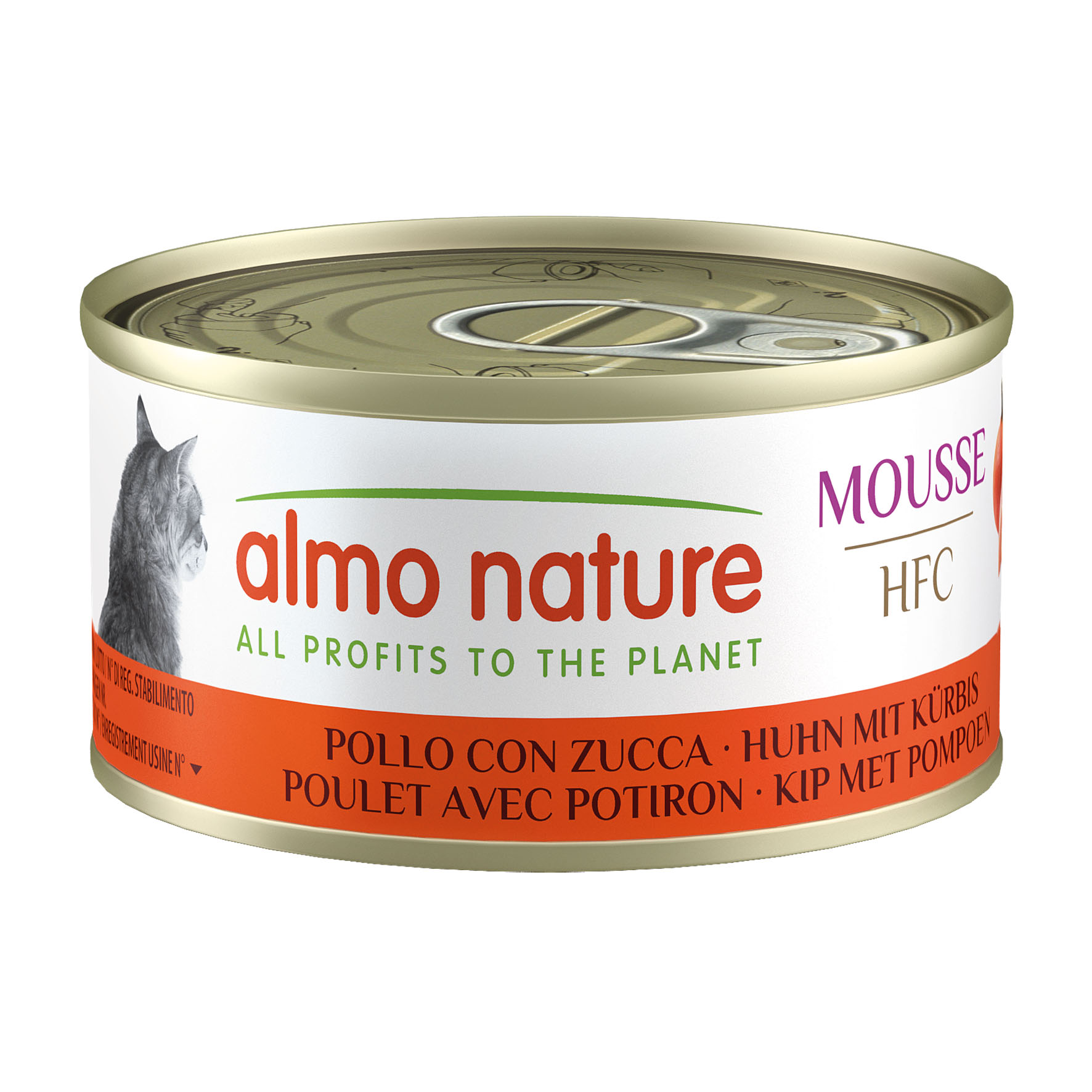 Almo HFC Mousse Adulte Poulet & Potiron 70g