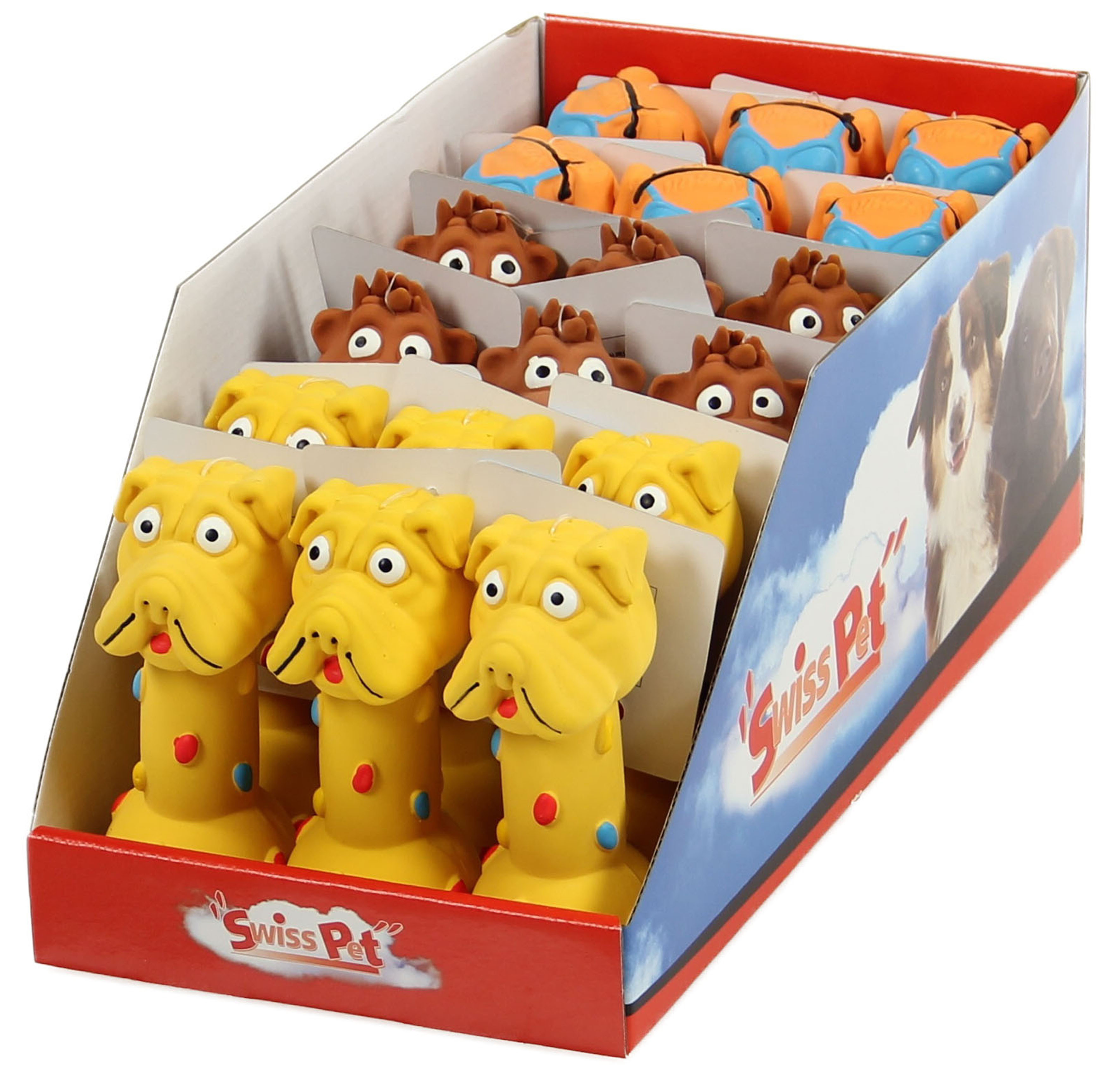 swisspet Hundespielzeug Latex-Dumbbell-Tier