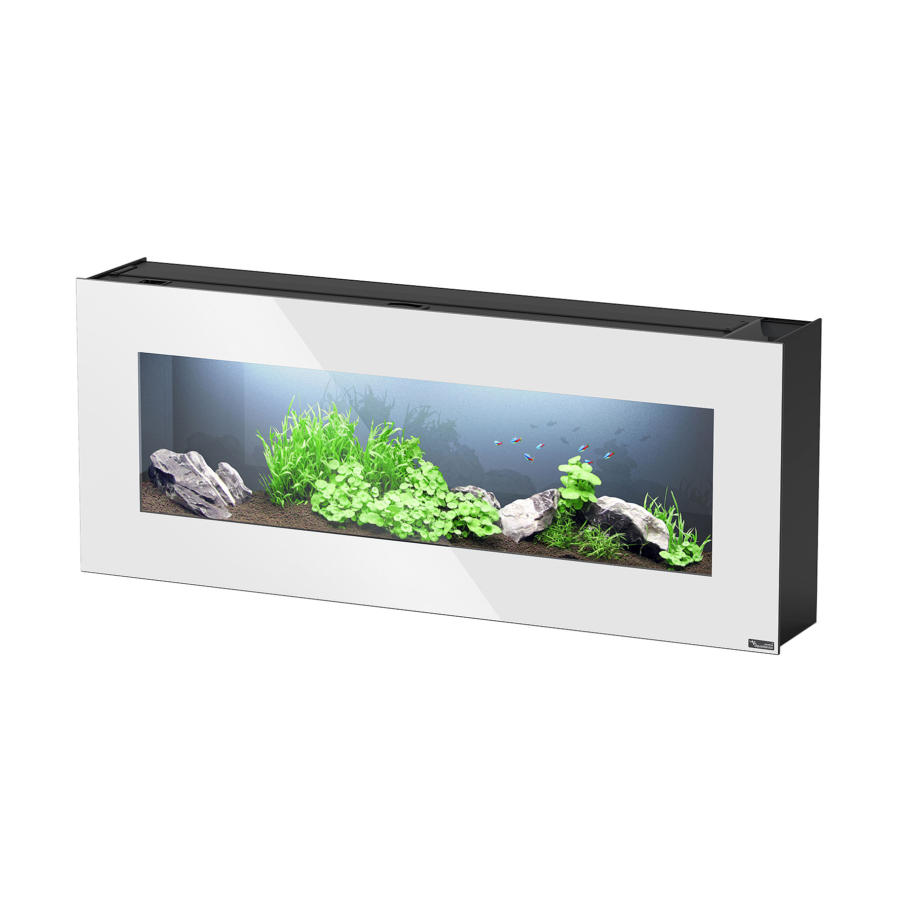 Aquatlantis Aquarium Aquaplasma 120 weiss