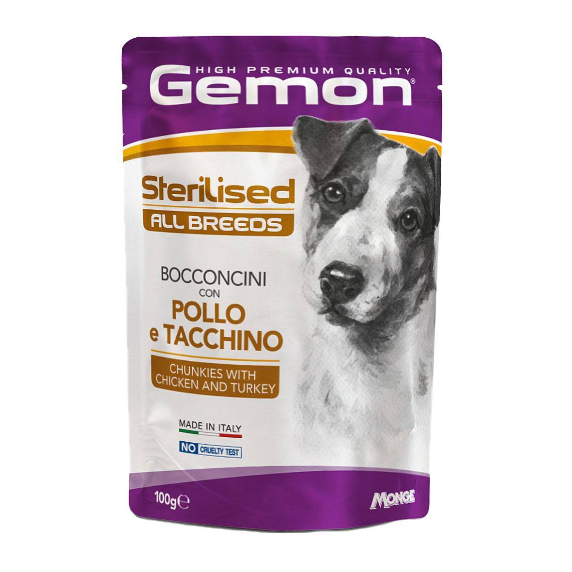 Gemon Dog Sterilised Chicken&Turkey, 100g