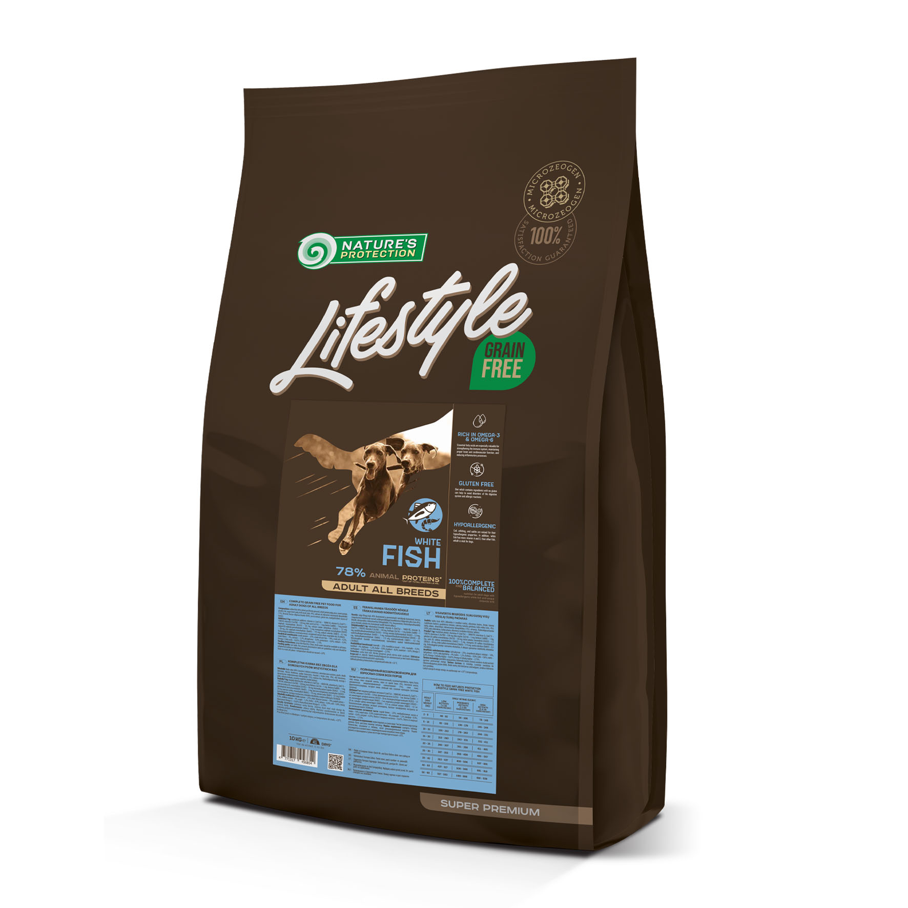 Nature's Protection Lifestyle Grain Free Adult avec poisson blanc, 10 kg