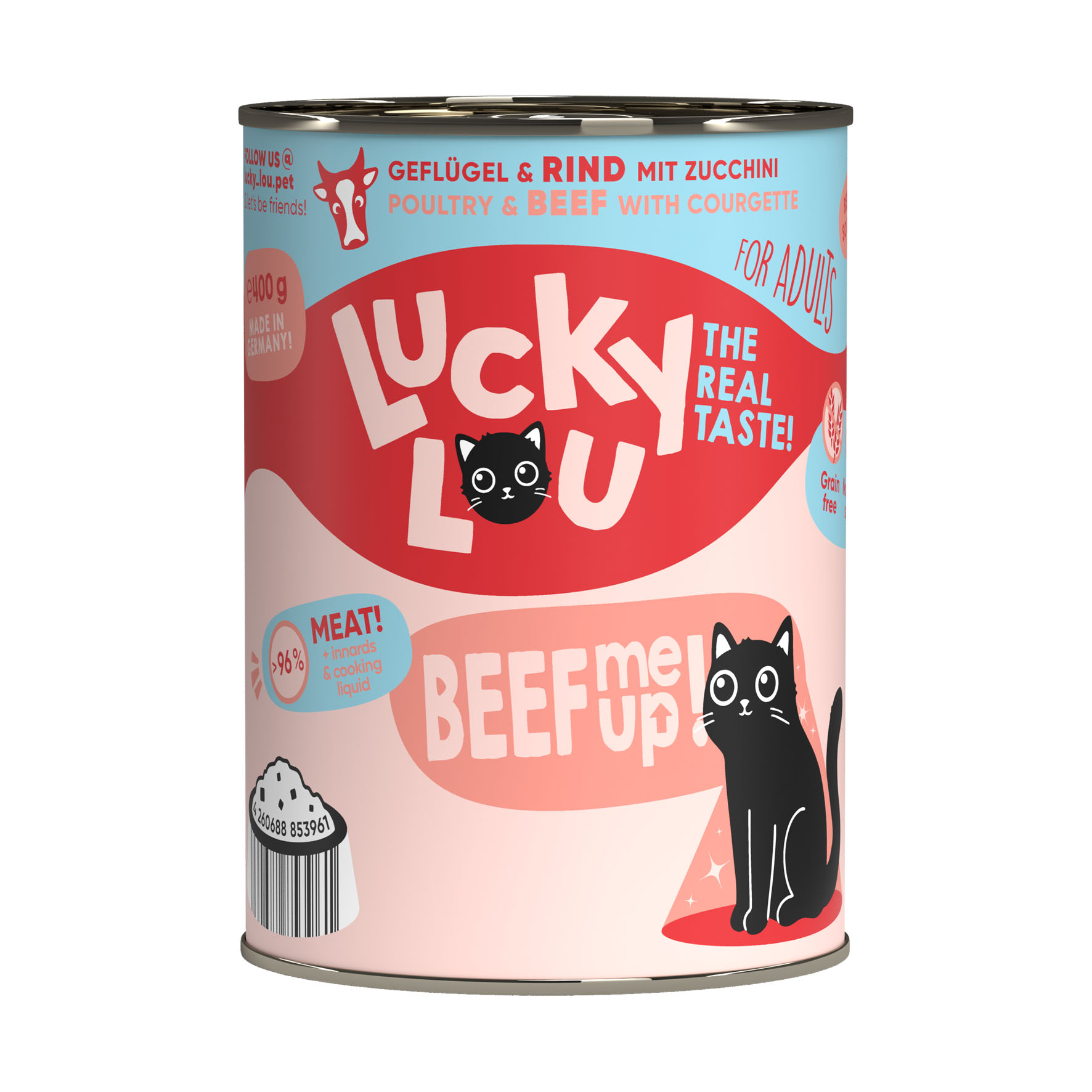 Lucky Lou Adulte volaille & bœuf 400g