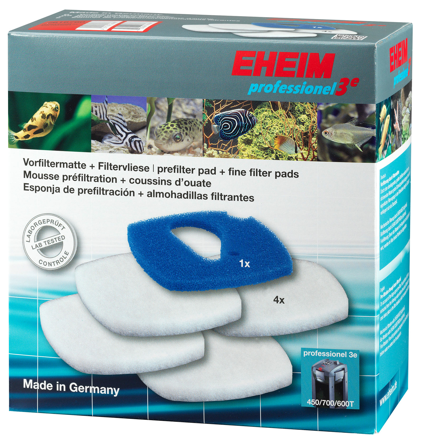 Eheim set di spugne/stoffa filtrante, 5 pezzi.